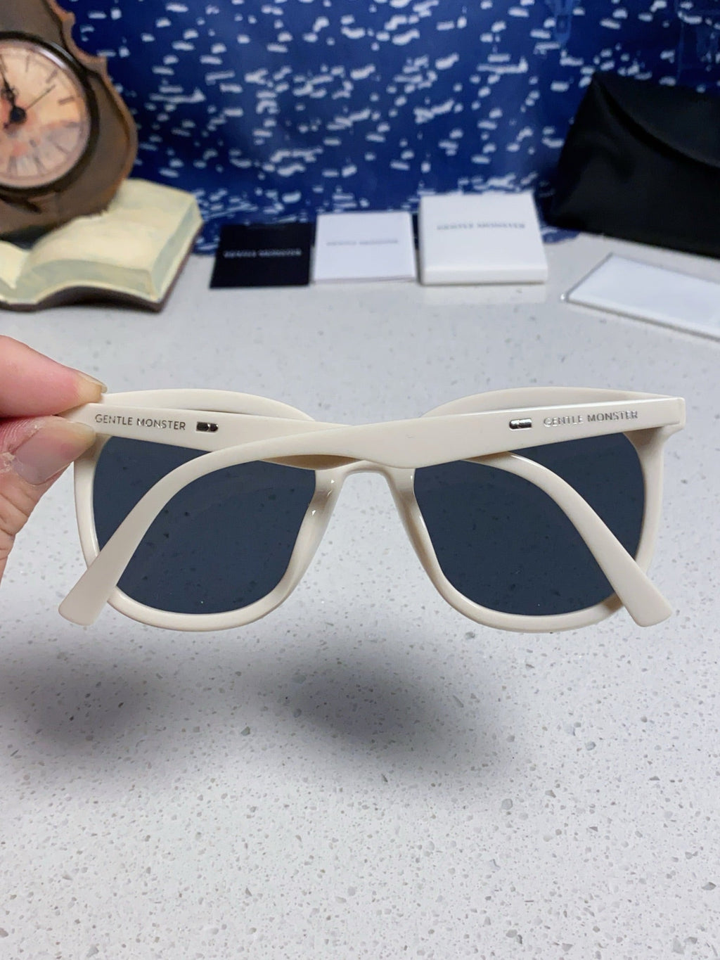 Gentle Monster ROSY Square Blue Lens Sunglasses for Men & Women - 998485 - detail image 5