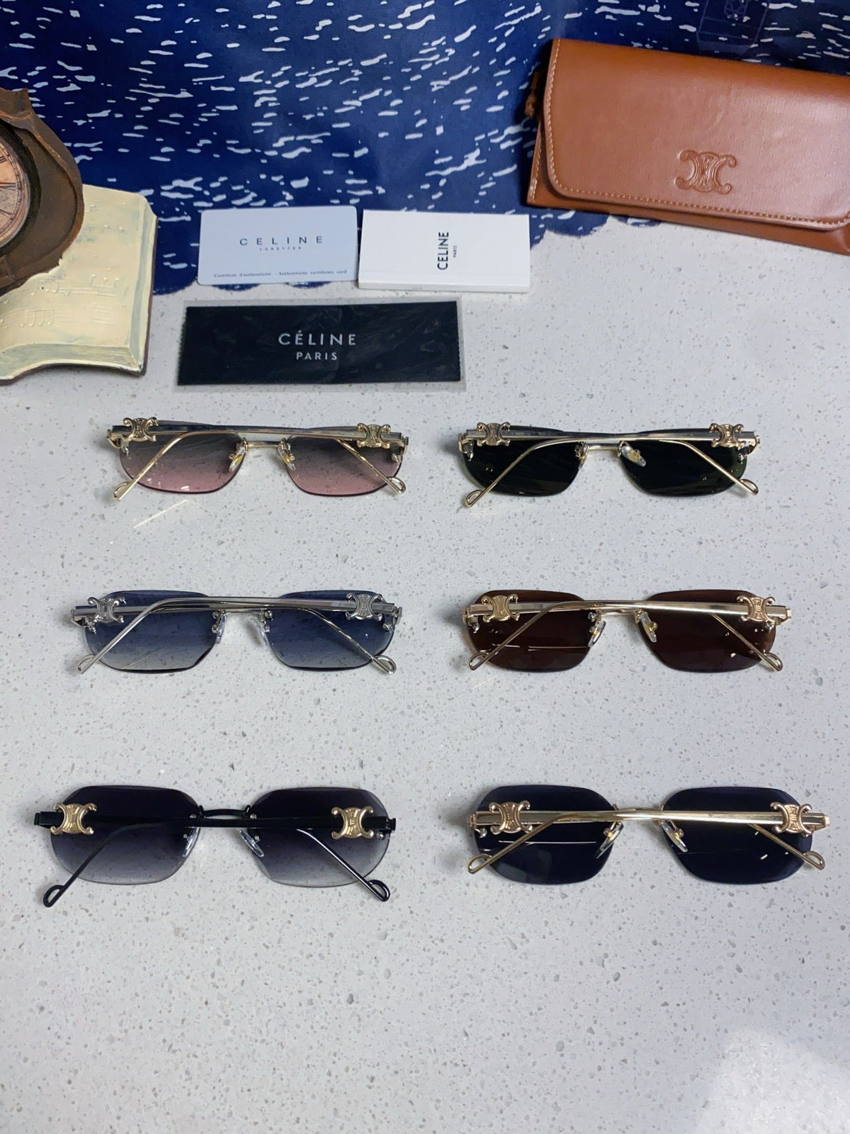 Celine Fashion Gray Lens Sunglasses for Men & Women - 398823 - detail image 11