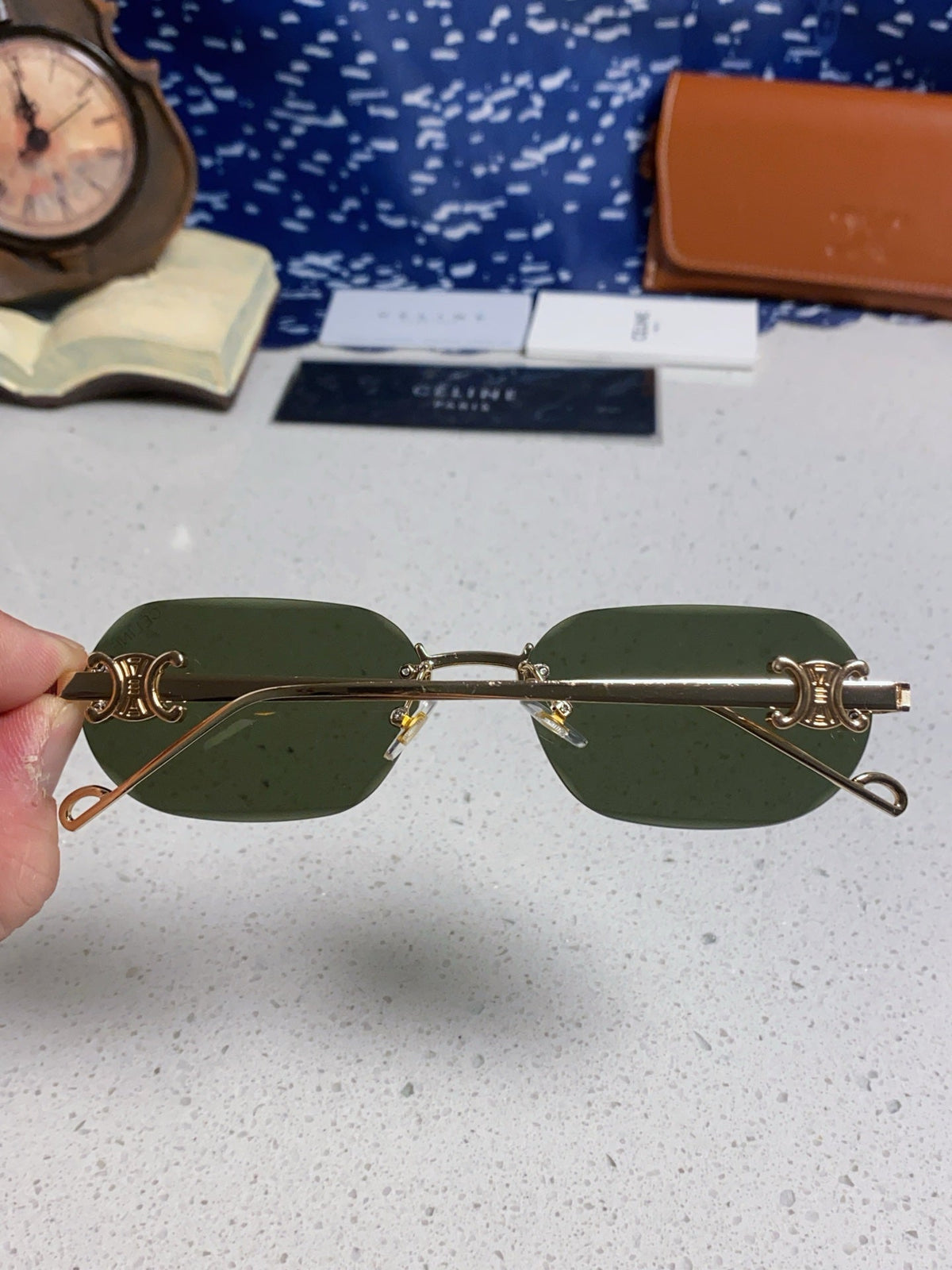 Celine Fashion Gray Lens Sunglasses for Men & Women - 398823 - detail image 5