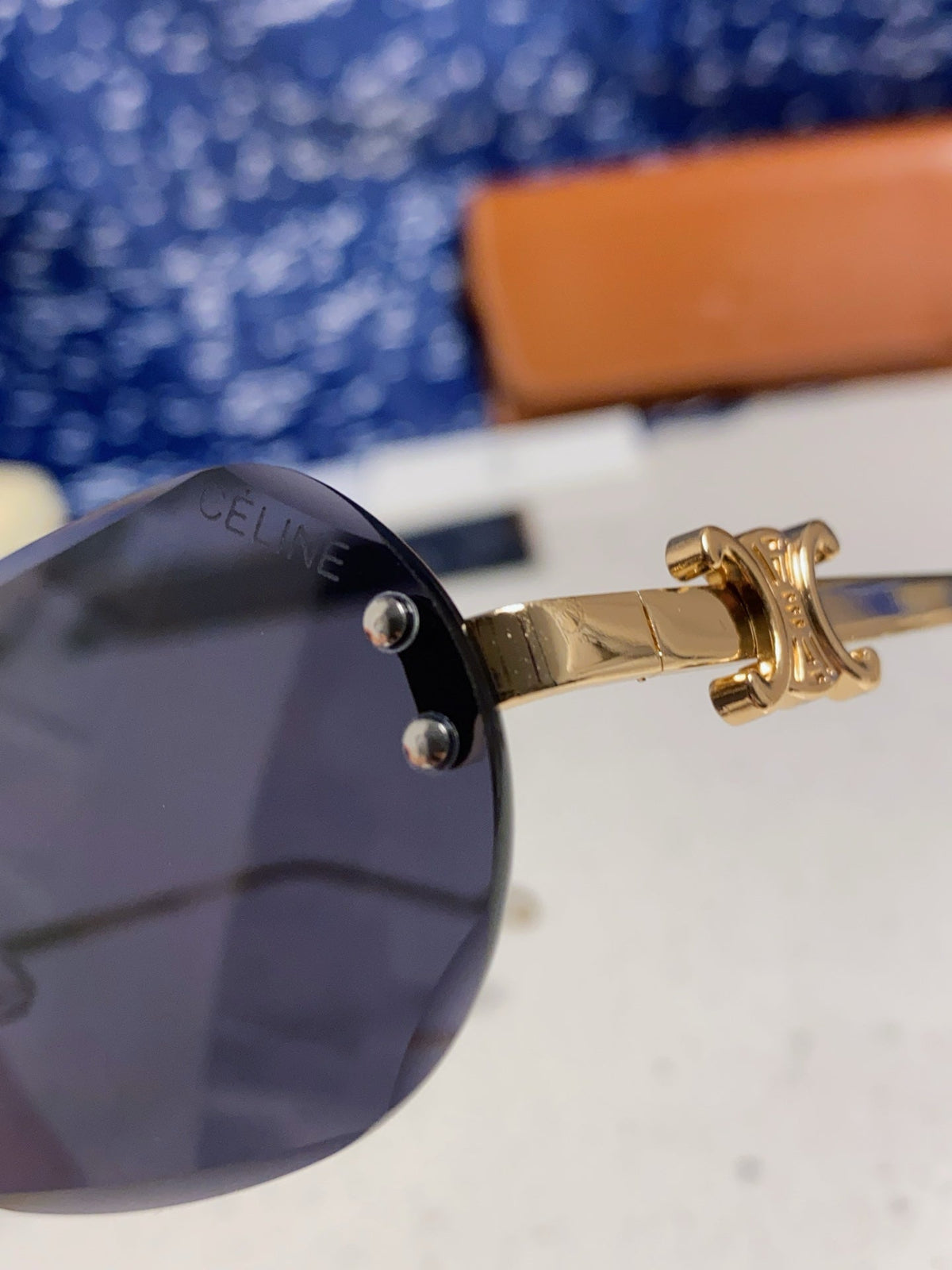 Celine Fashion Blue Lens Sunglasses for Men & Women - 398825 - detail image 7