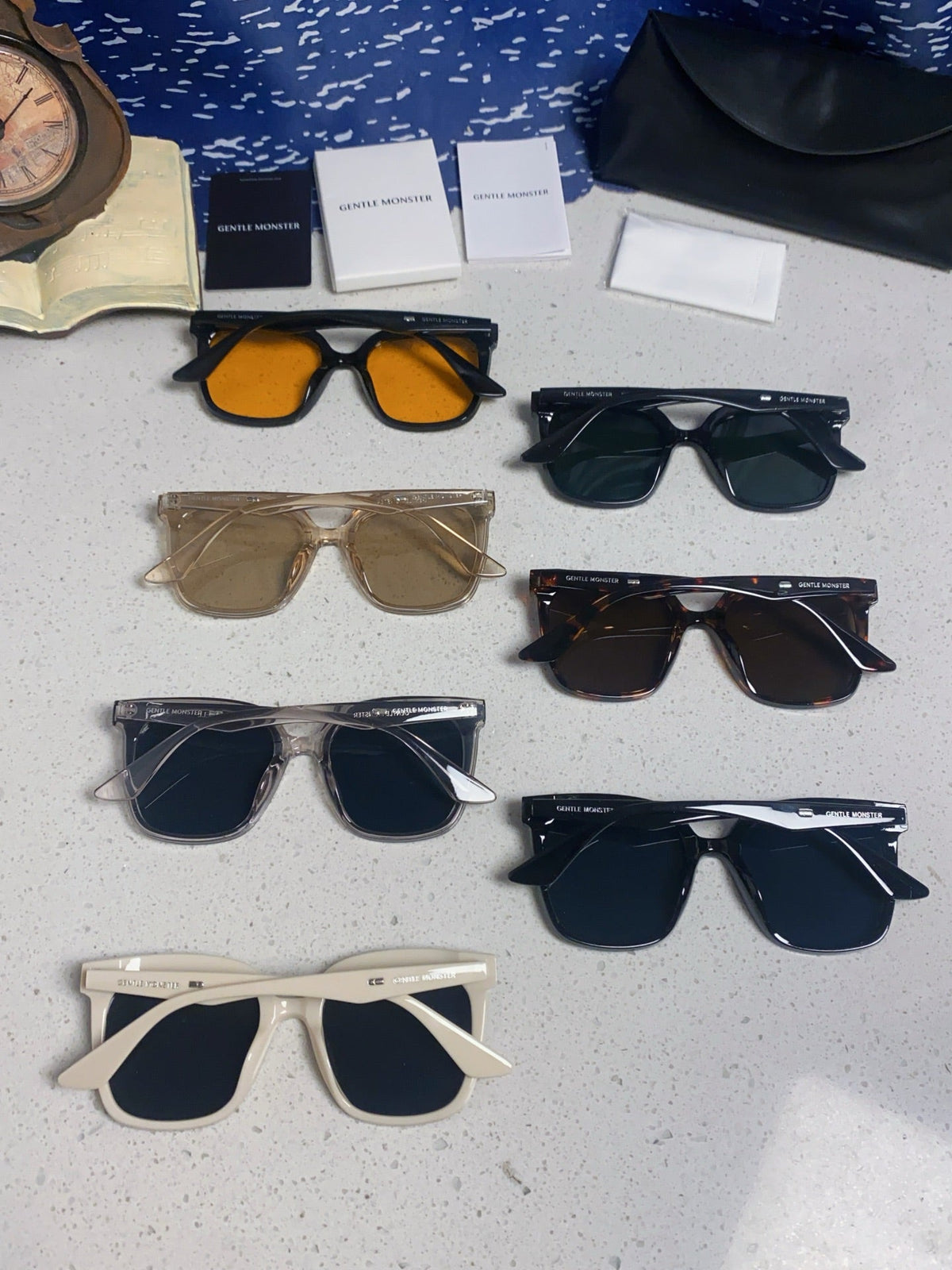 Gentle Monster LOCELL Polarized Oversized Black Lens Sunglasses - 449986 - detail image 11