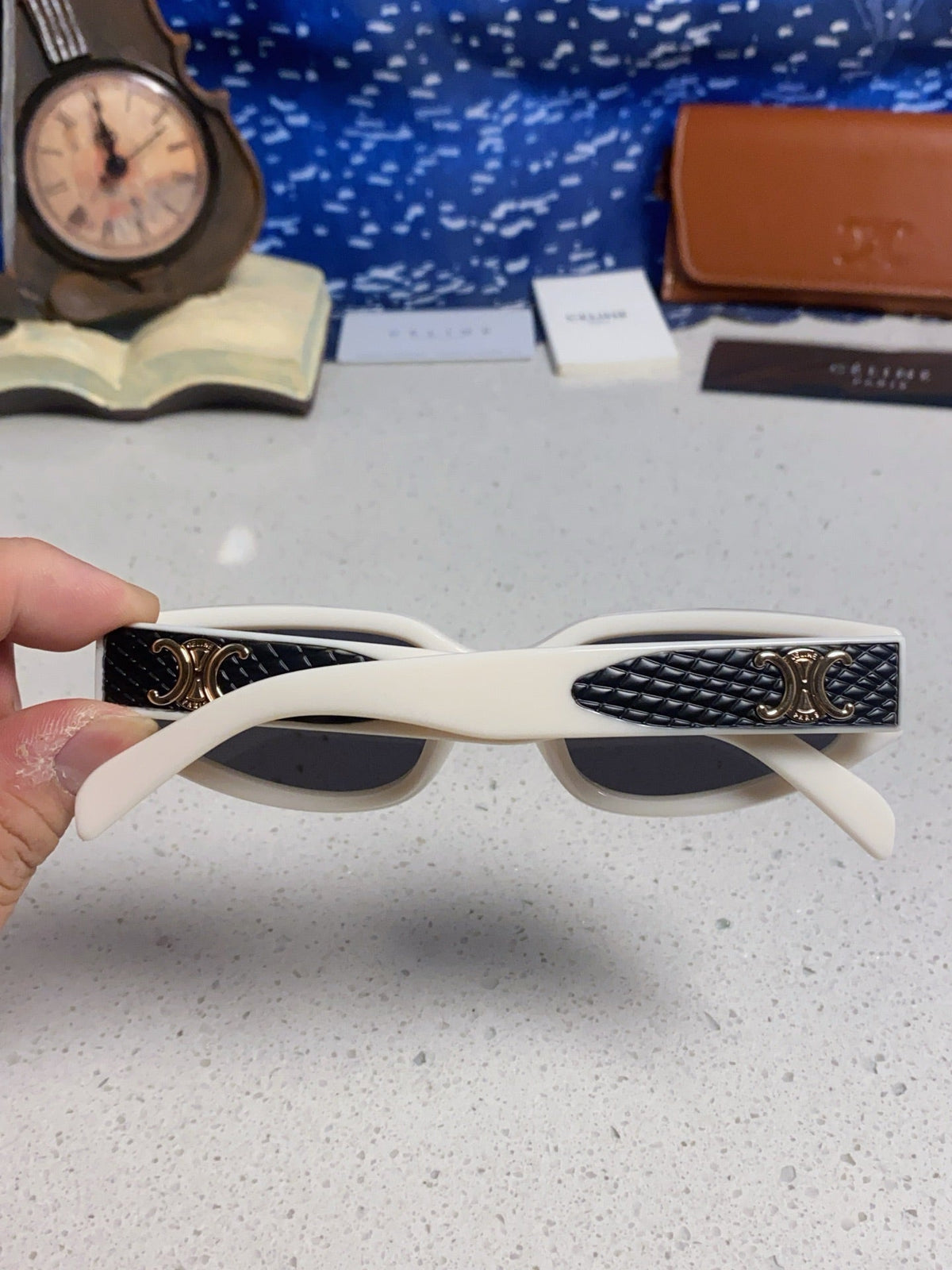 Celine Cat-Eye Gray Lens Sunglasses for Men & Women - 415597 - detail image 5
