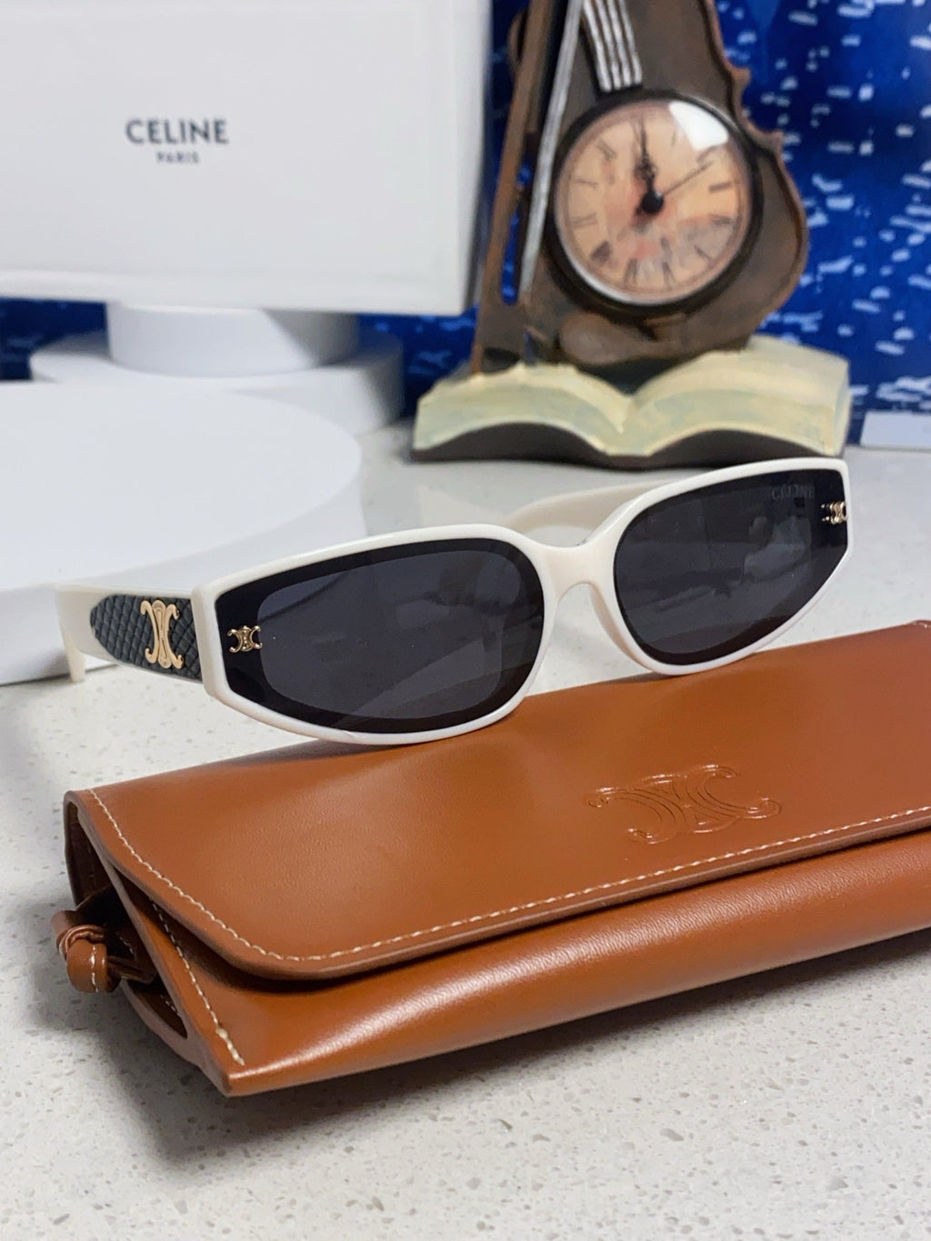 Celine Cat-Eye Gray Lens Sunglasses for Men & Women - 432026 - detail image 9