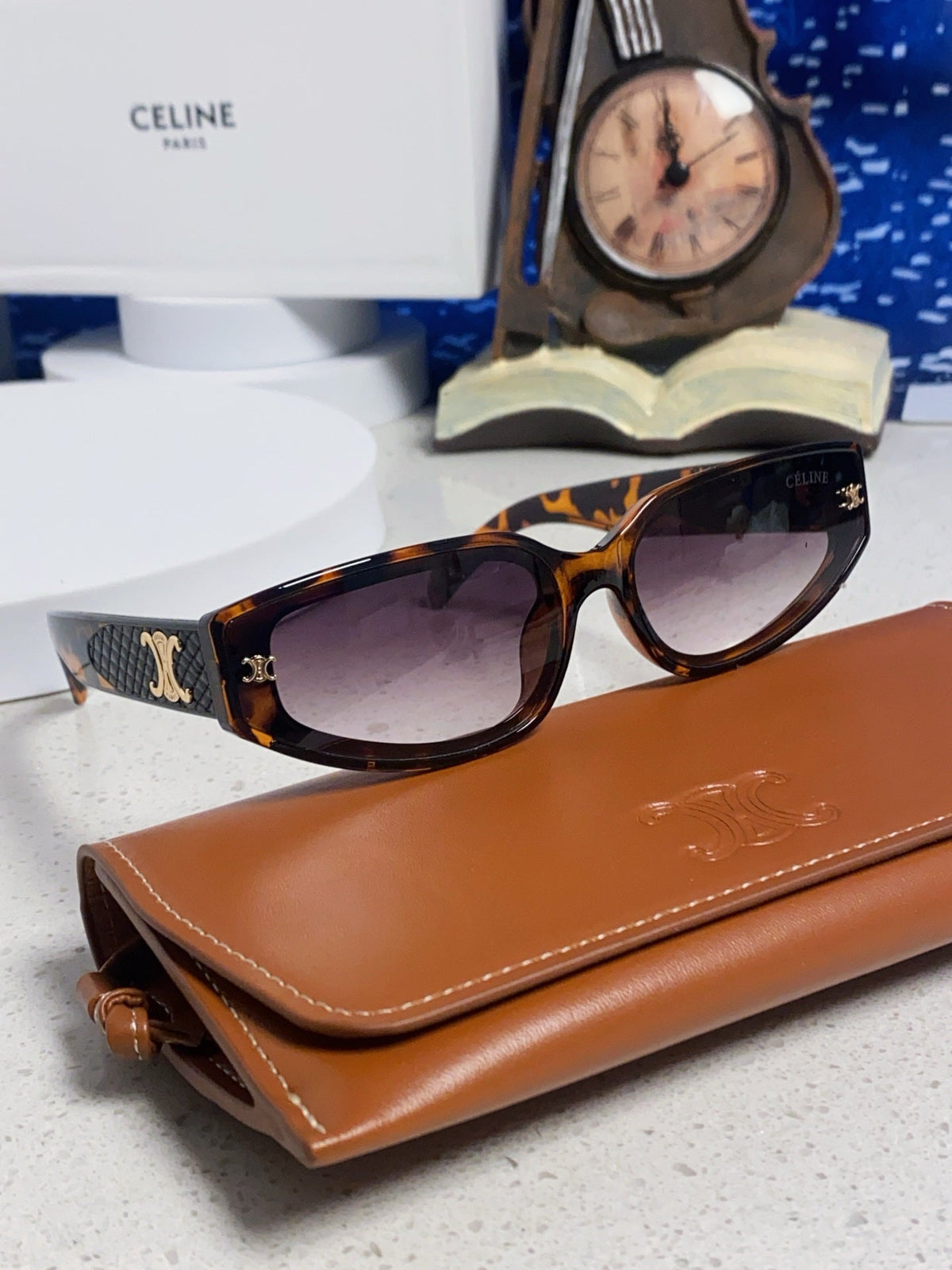 Celine Cat-Eye Gray Lens Sunglasses for Men & Women - 415598 - detail image 10