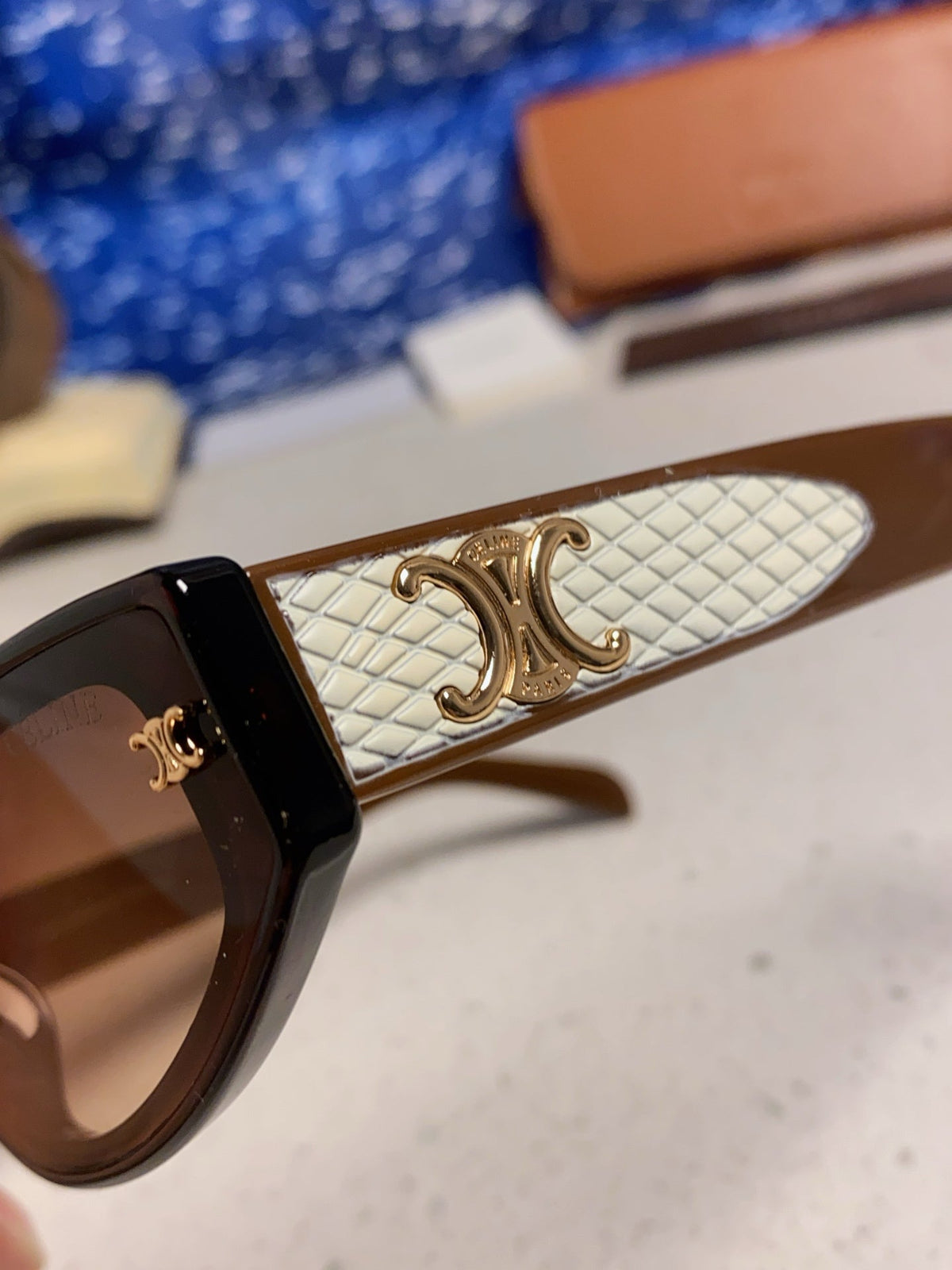 Celine Cat-Eye Red Lens Sunglasses for Men & Women - 867149 - detail image 7