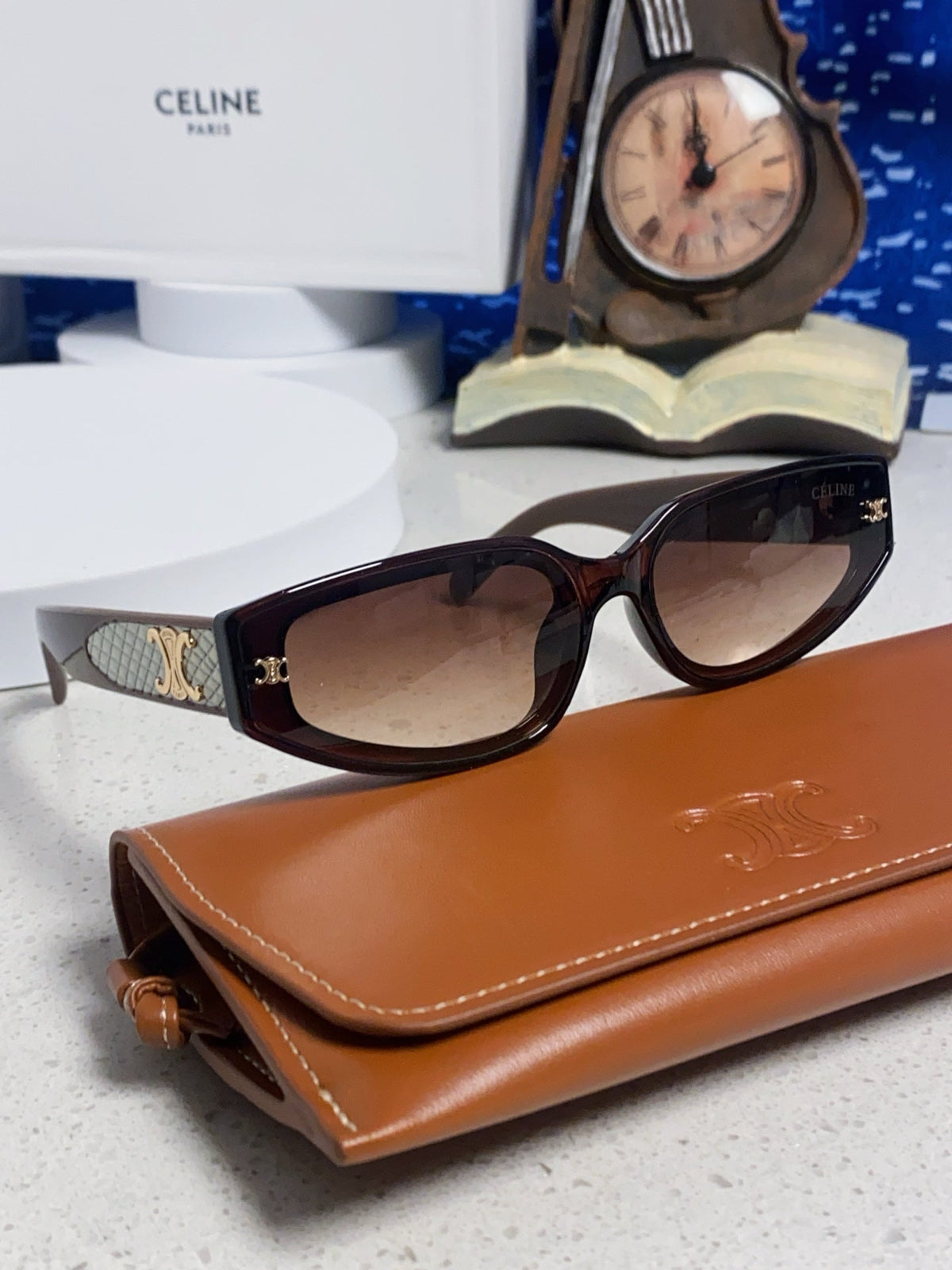 Celine Cat-Eye Red Lens Sunglasses for Men & Women - 415617 - detail image 10