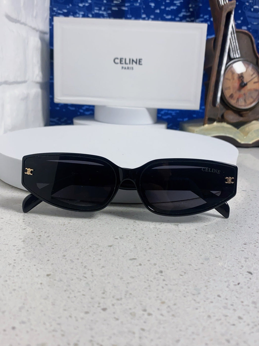 Celine Cat-Eye Silver Lens Sunglasses for Men & Women - 867150 - detail image 9