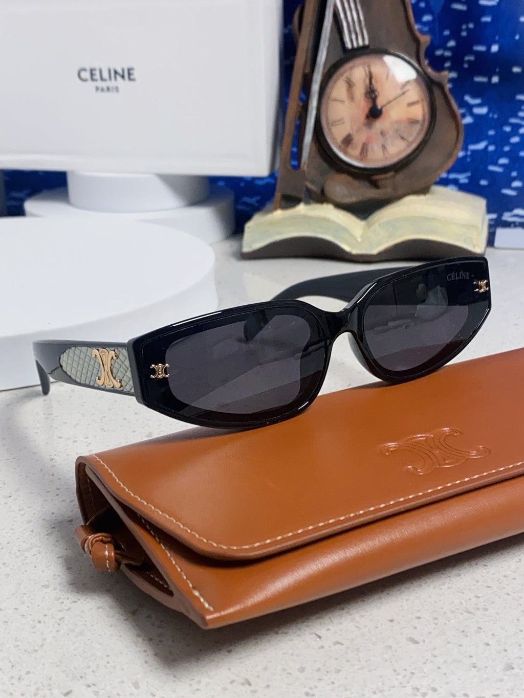 Celine Cat-Eye Silver Lens Sunglasses for Men & Women - 415600 - detail image 10
