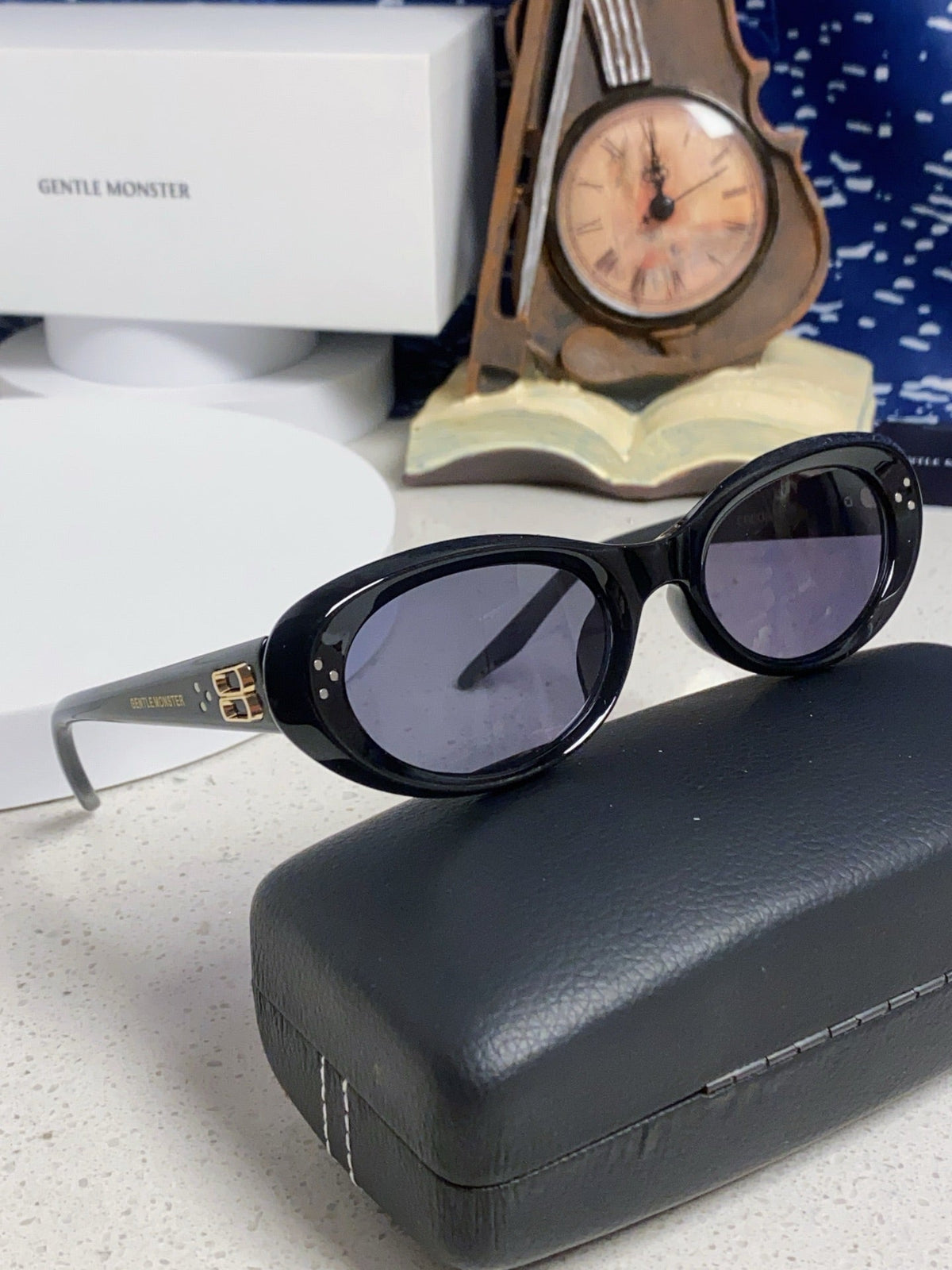 Gentle Monster COCOA Oval Black Lens Sunglasses for Men & Women - 432959 - detail image 11