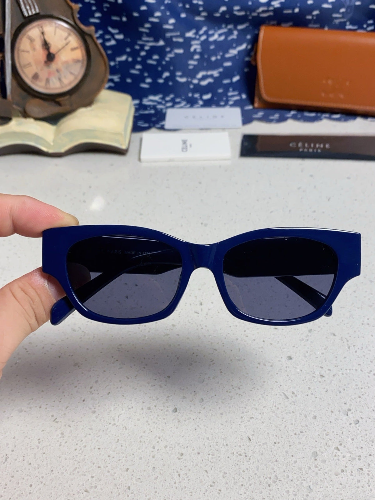 Celine Fashion Blue Lens Sunglasses for Men & Women - 358286 - detail image 4