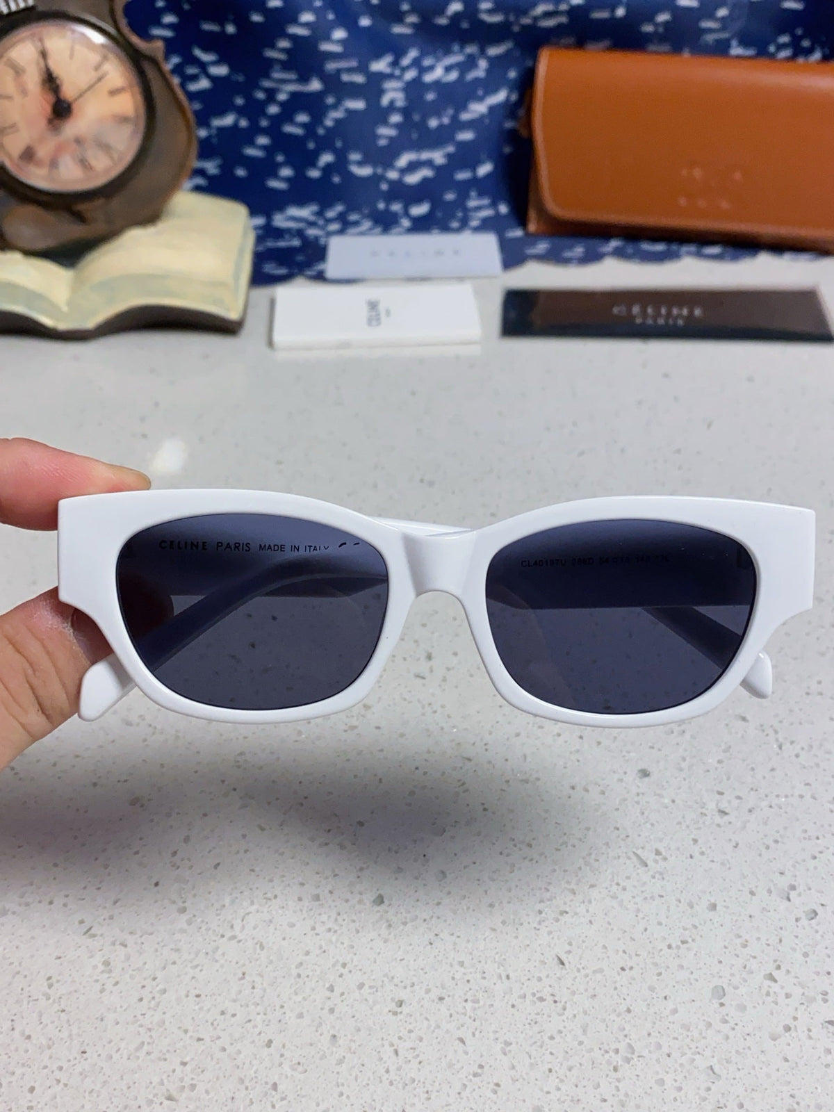 Celine Fashion Blue Lens Sunglasses for Men & Women - 486971 - detail image 4