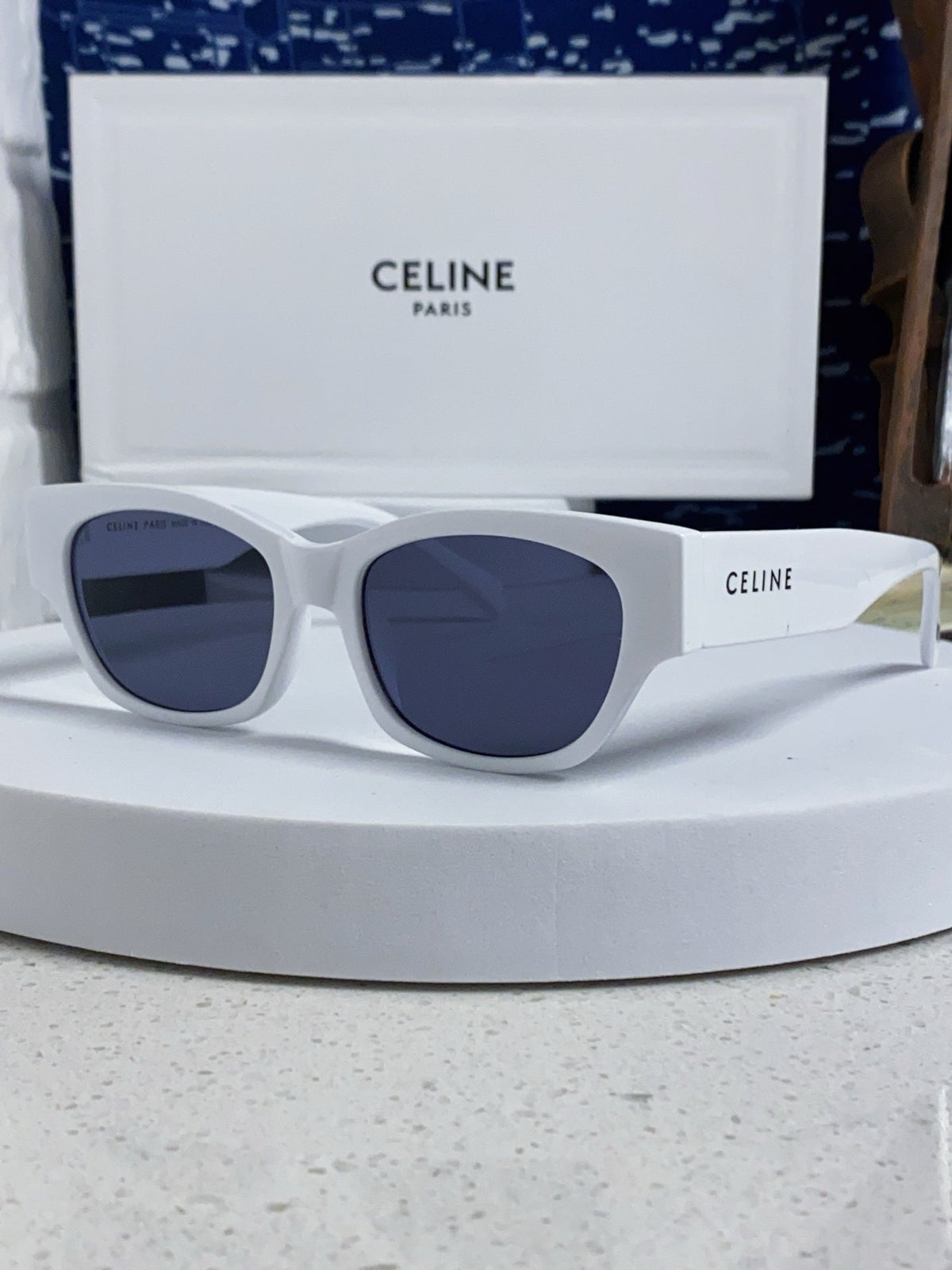 Celine Fashion Blue Lens Sunglasses for Men & Women - 358285