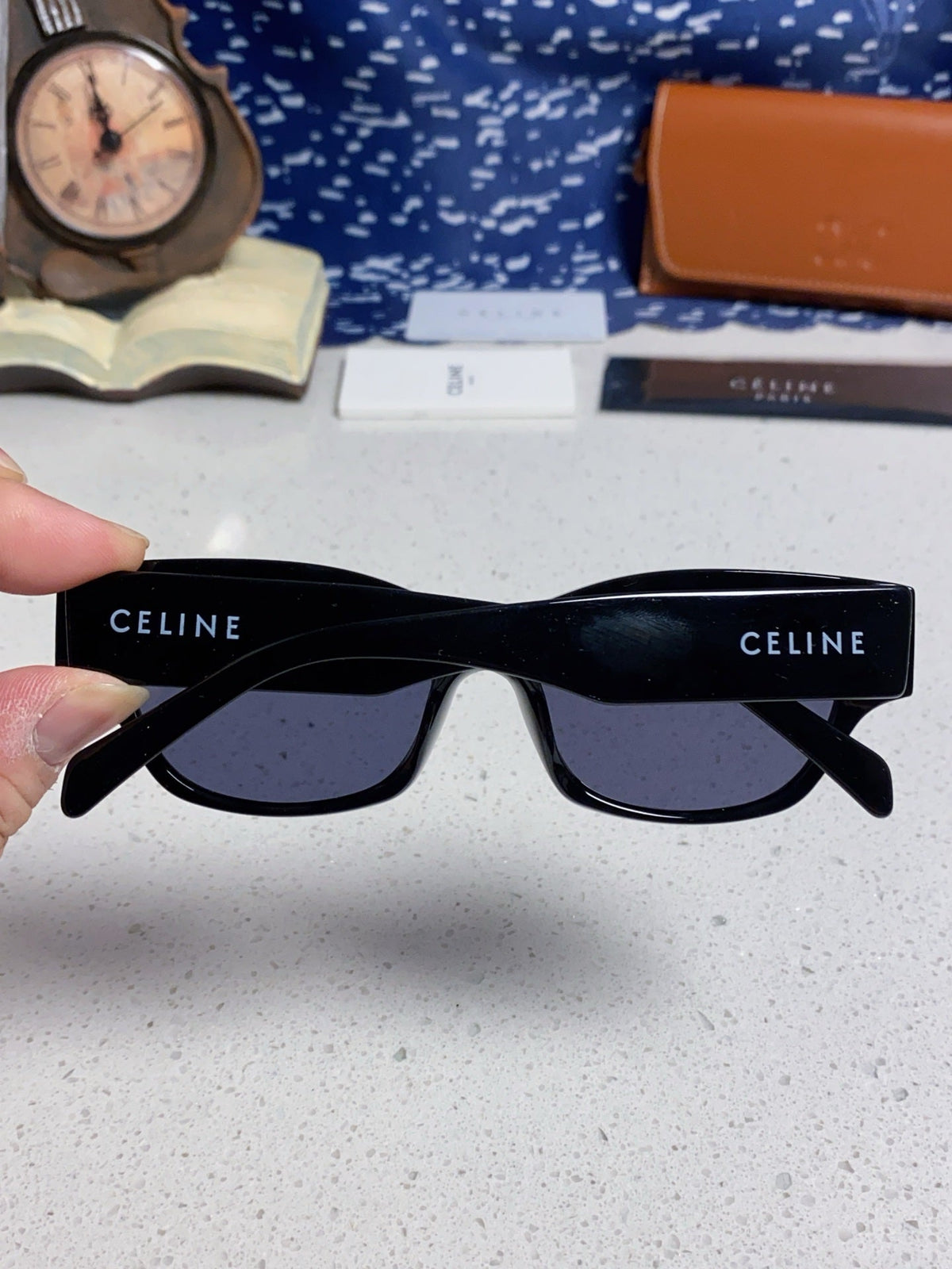 Celine Fashion Black Lens Sunglasses for Men & Women - 431992 - detail image 5