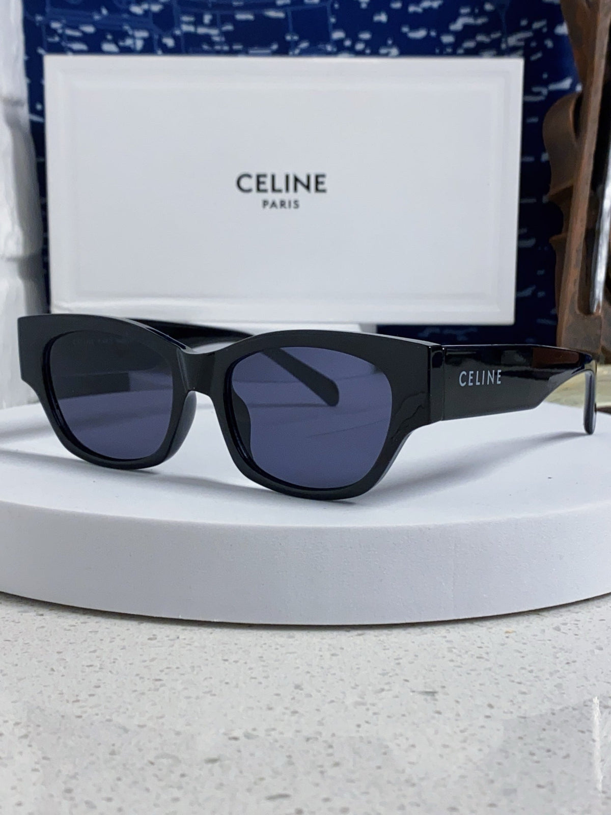 Celine Fashion Black Lens Sunglasses for Men & Women - 486974