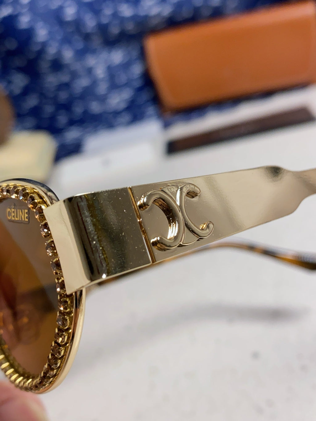 Celine Round Brown Lens Sunglasses for Men & Women - 358289 - detail image 7