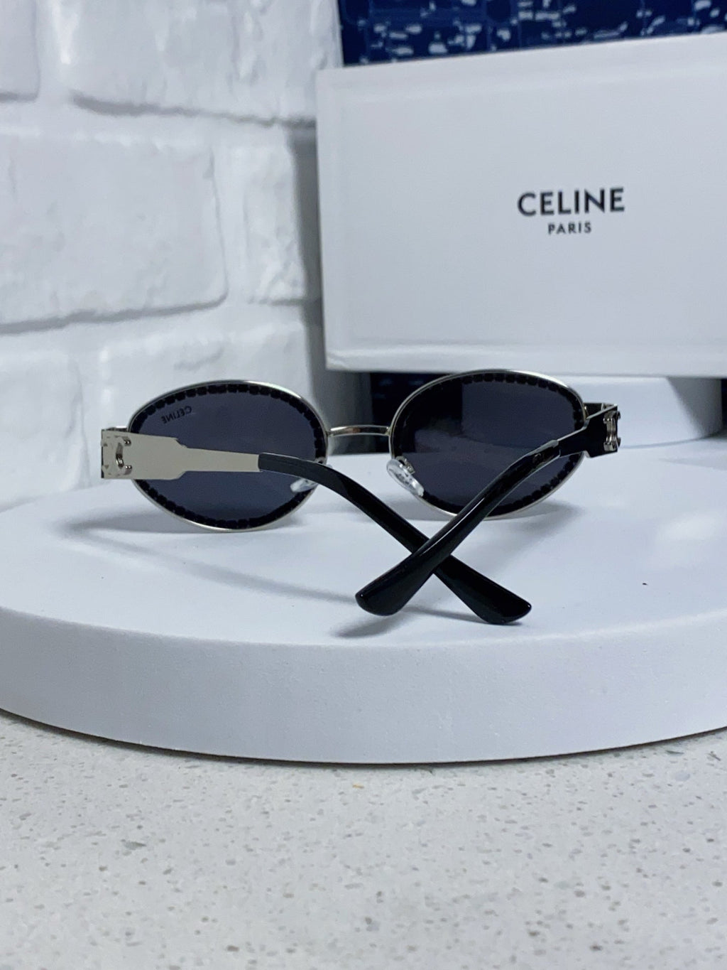 Celine Round Silver Lens Sunglasses for Men & Women - 431995 - detail image 3