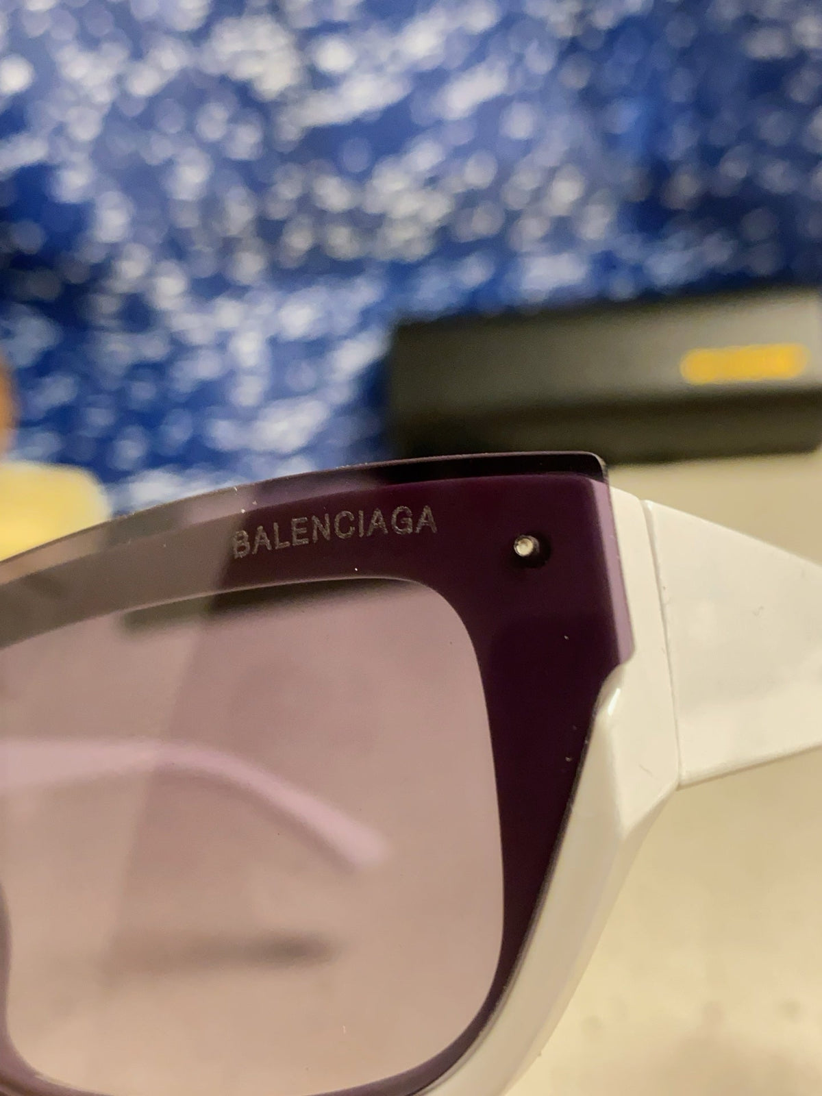 Balenciaga Browline Silver Lens Sunglasses for Men & Women - 358646 - detail image 7