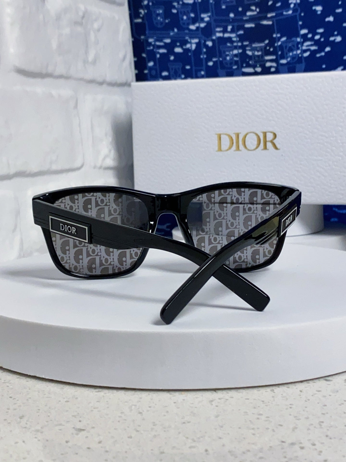 Dior Acetate Square Black Lens Sunglasses for Men & Women - 358194 - detail image 4