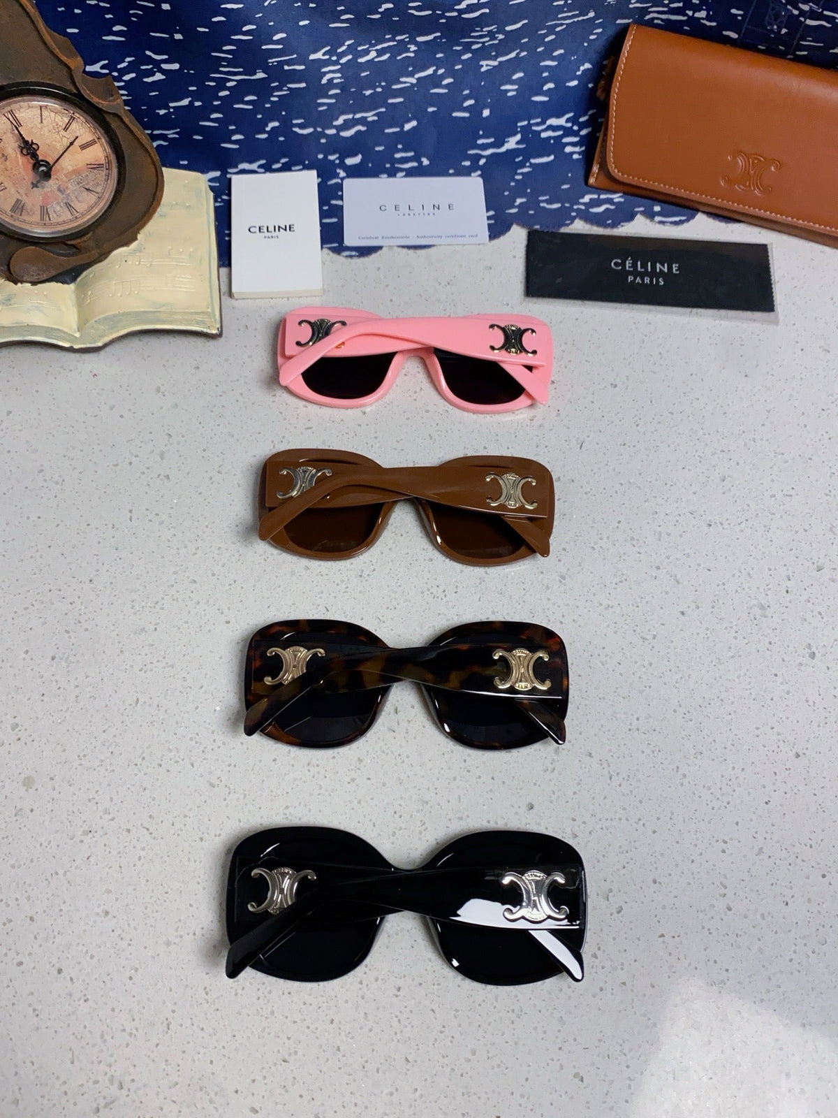 Celine Oversized Brown Lens Sunglasses for Men & Women - 934649 - detail image 10