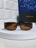 Balenciaga Square Black Lens Sunglasses for Men & Women - 372344