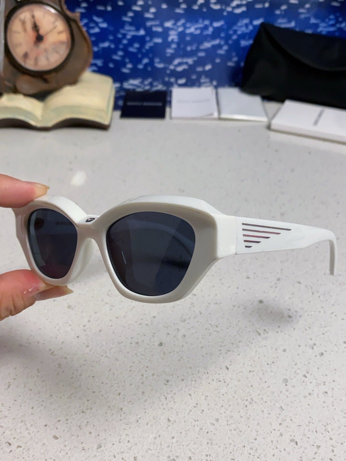 Gentle Monster Fashion Blue Lens Sunglasses for Men & Women - detail image 6