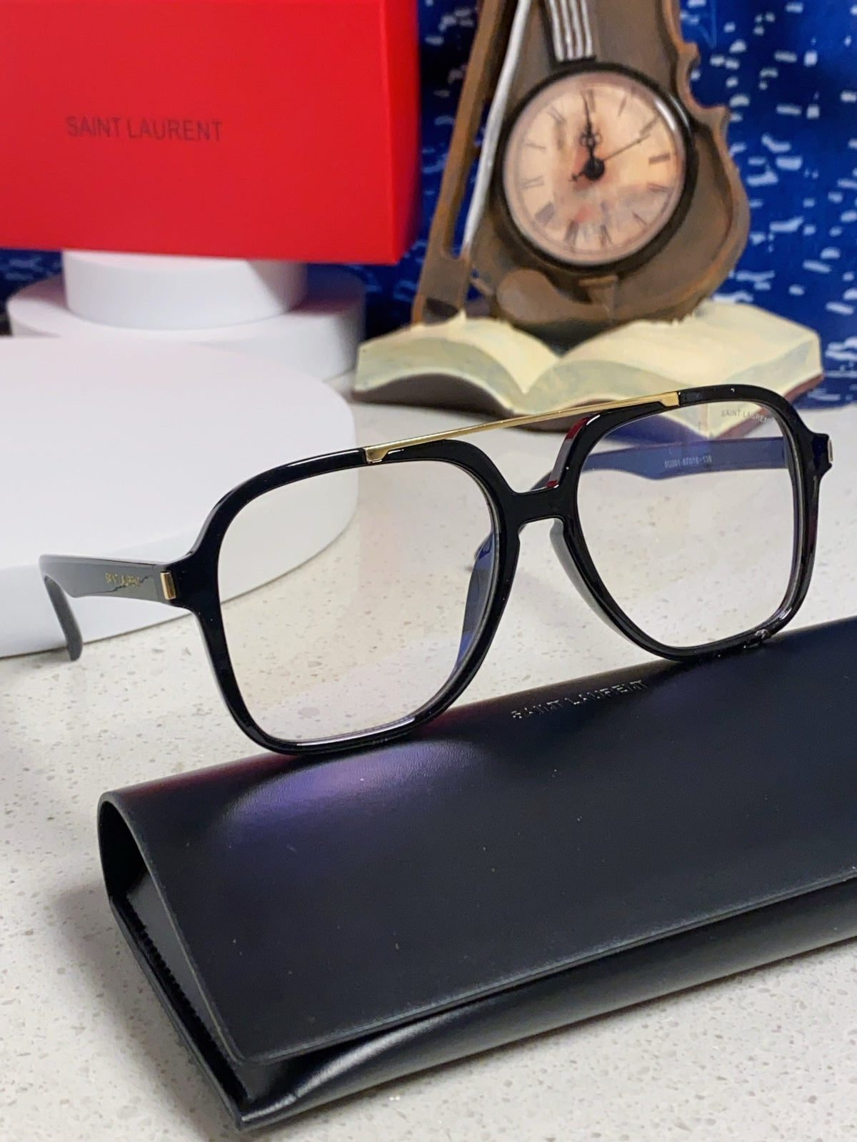 Saint Laurent SL545 Square Silver Lens Sunglasses for Men & Women - 867138 - detail image 10