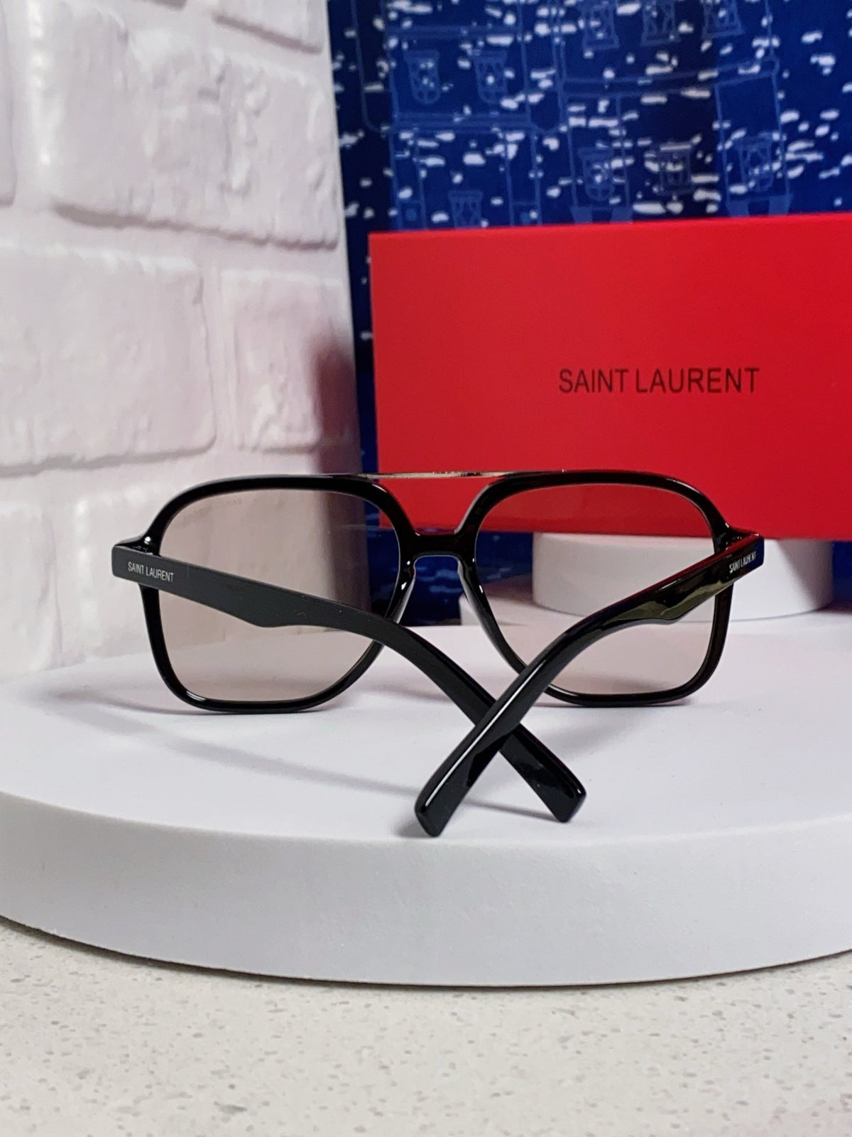 Saint Laurent SL545 Square Black Lens Sunglasses for Men & Women - 431920 - detail image 3