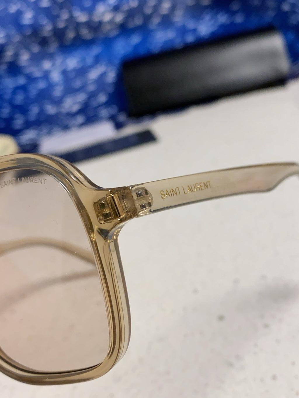 Saint Laurent SL545 Square Silver Lens Sunglasses for Men & Women - 867140 - detail image 6