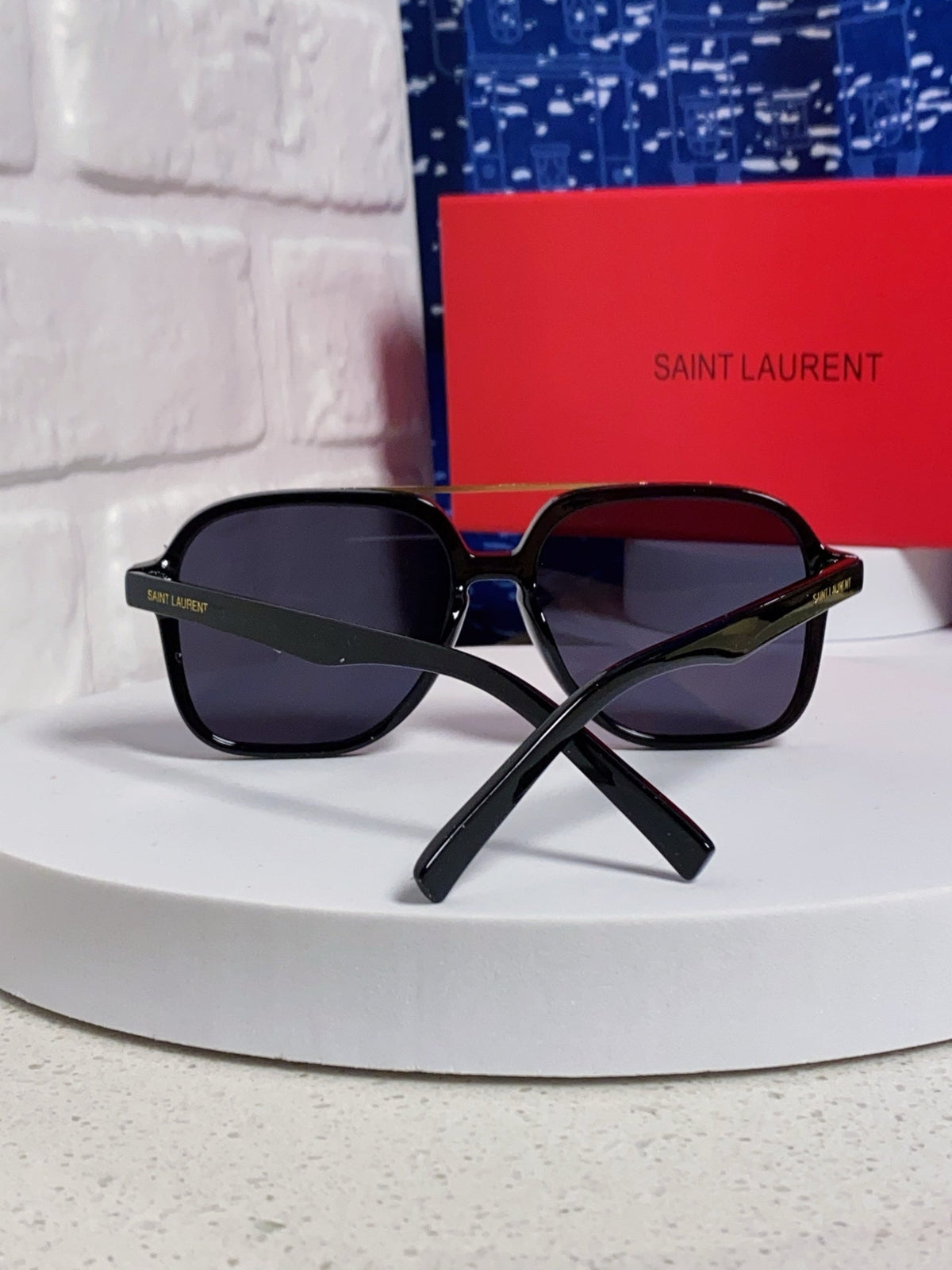 Saint Laurent SL545 Square Black Lens Sunglasses for Men & Women - 867145 - detail image 2