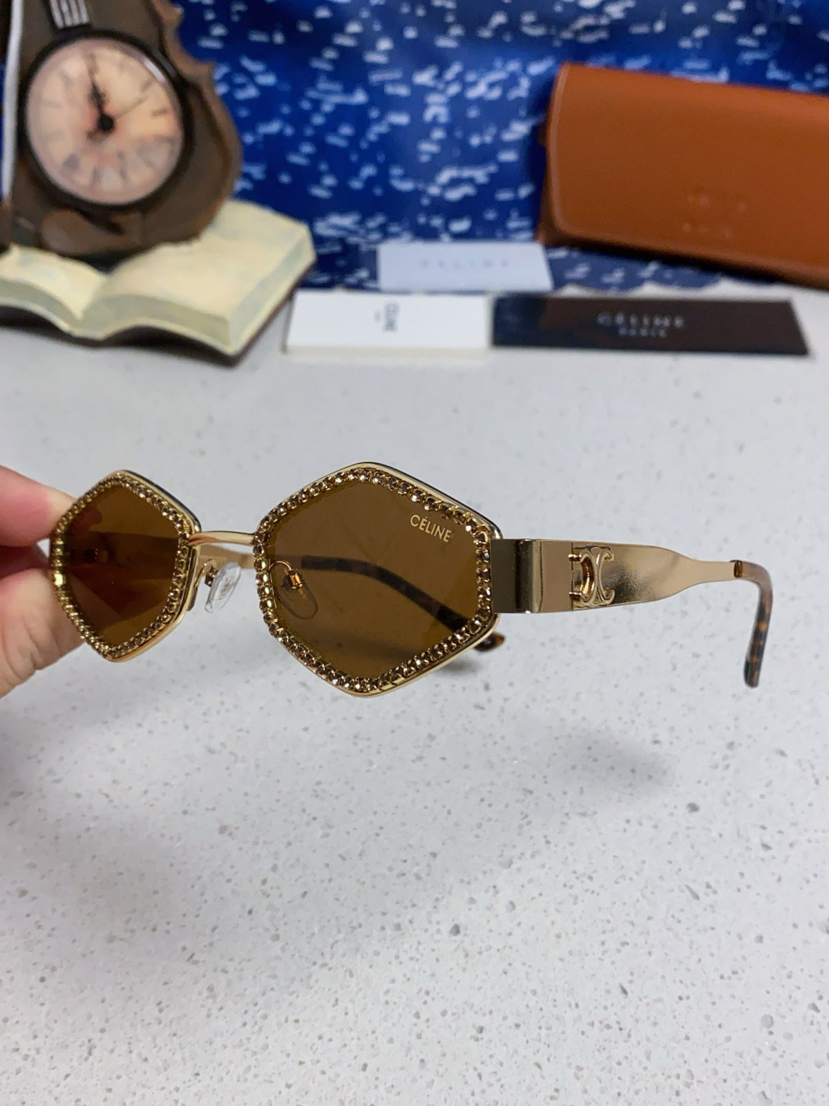 Celine Fashion Brown Lens Sunglasses for Men & Women - 415613 - detail image 6