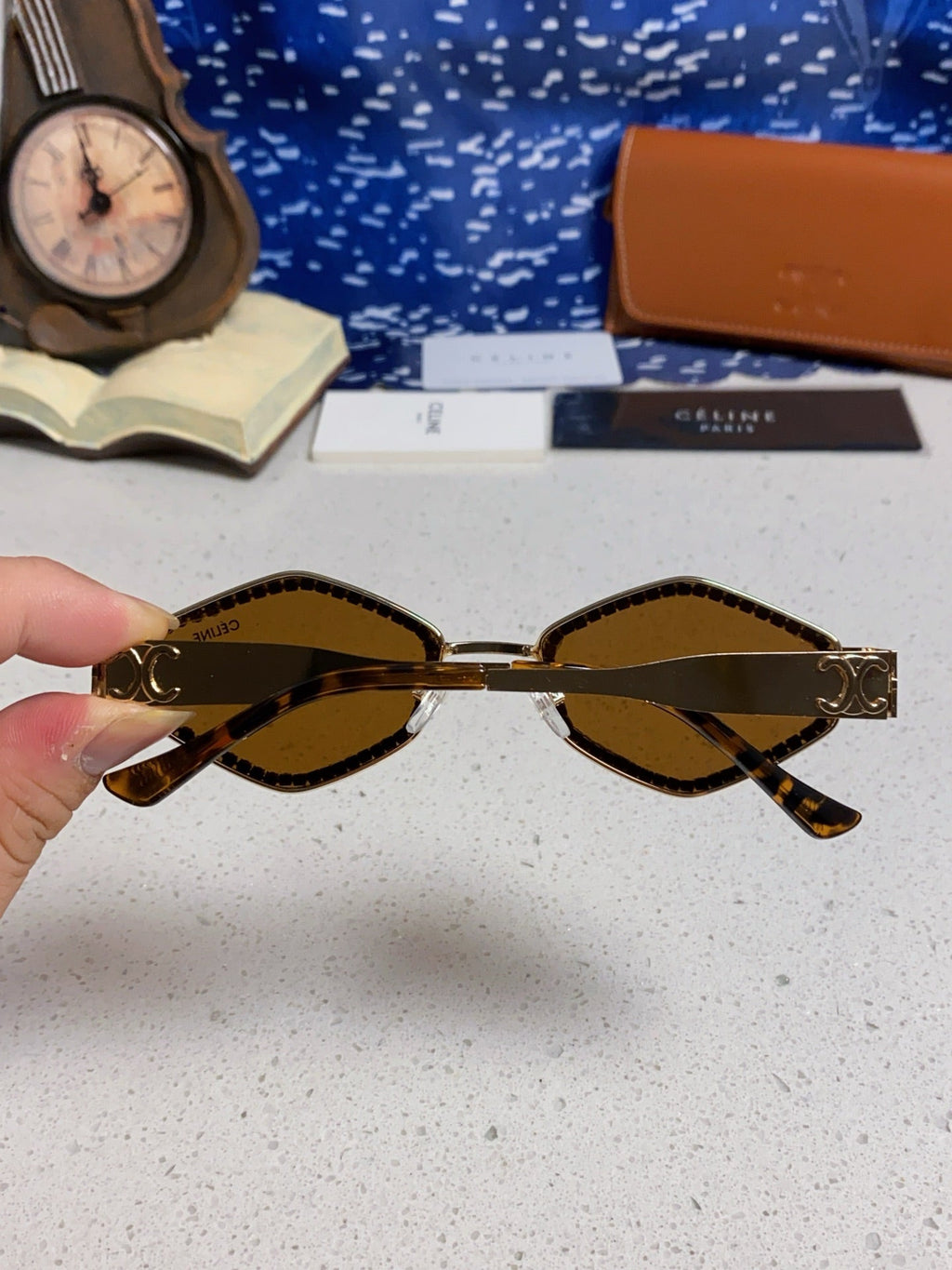 Celine Fashion Brown Lens Sunglasses for Men & Women - 415613 - detail image 5