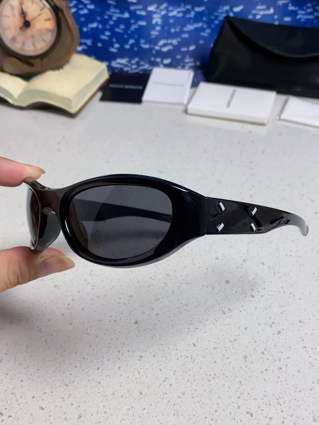 Gentle Monster MM003 Cat-Eye Black Lens Sunglasses for Women - 416459 - detail image 6