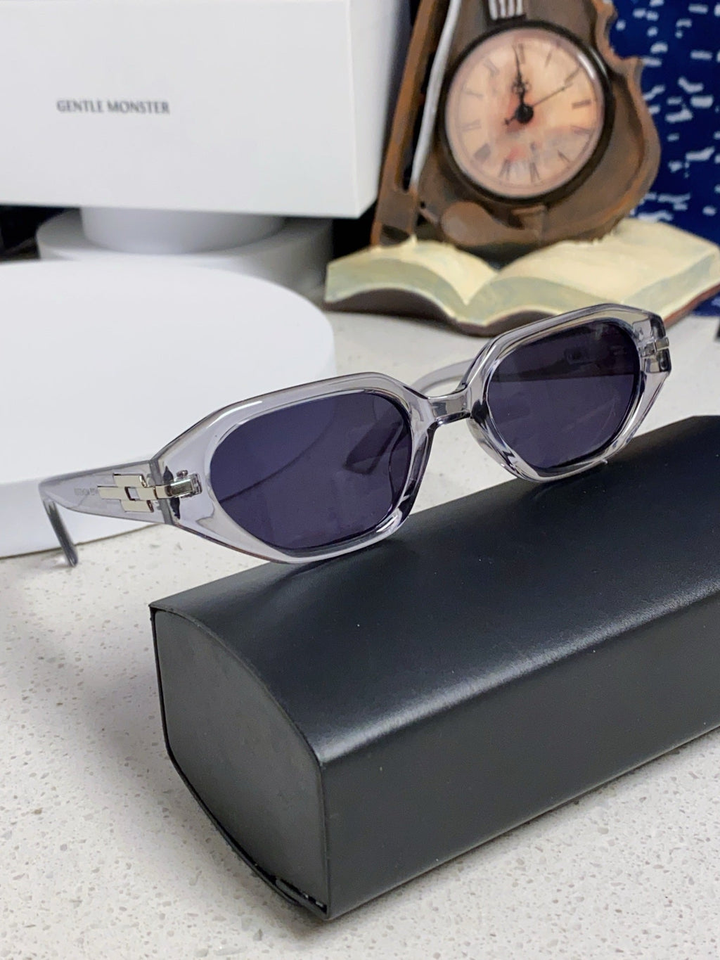 Gentle Monster CORSICA Cat-Eye Silver Lens Sunglasses for Men & Women - detail image 10