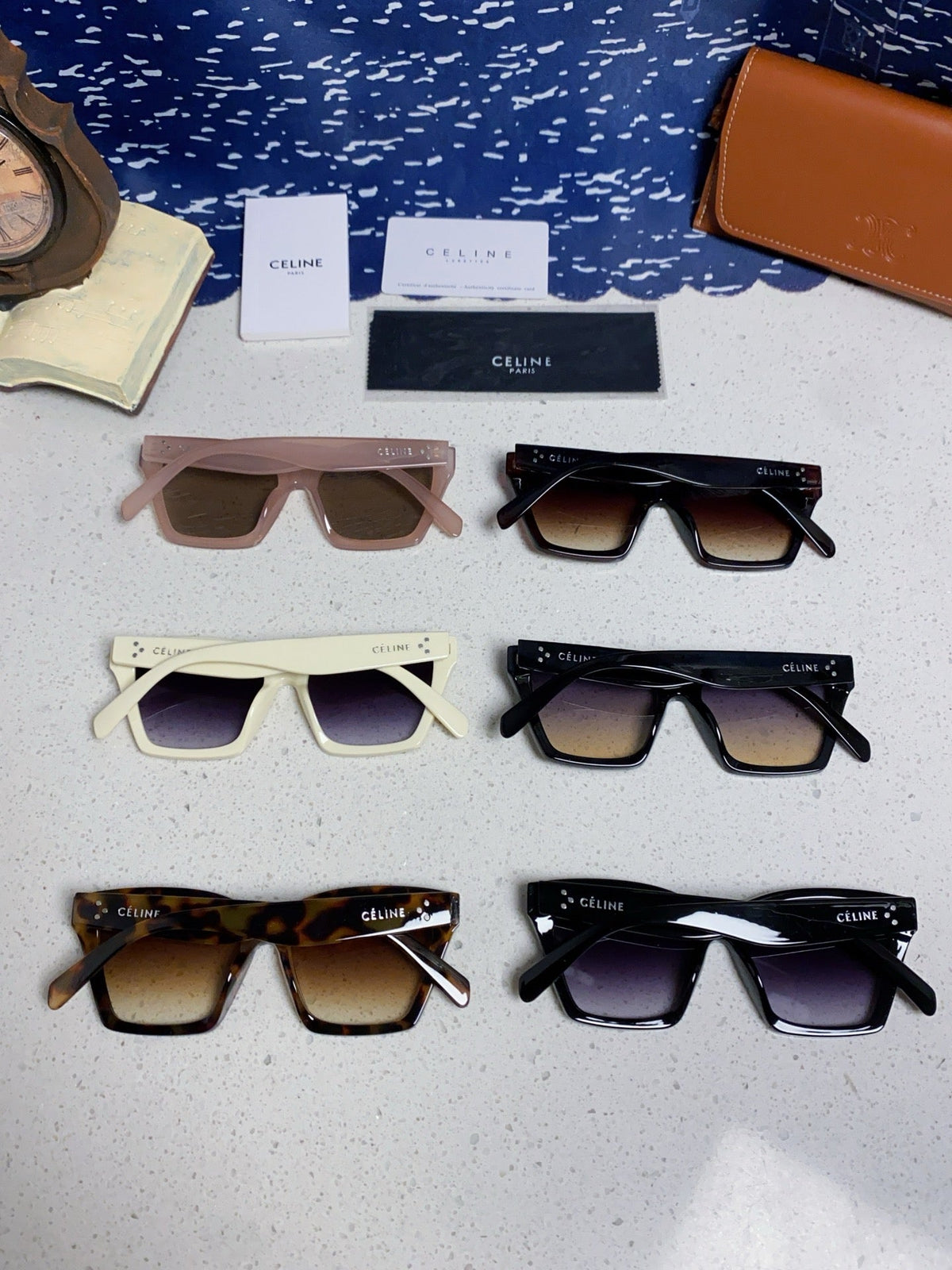 Celine Square Silver Lens Sunglasses for Men & Women - 486947 - detail image 11