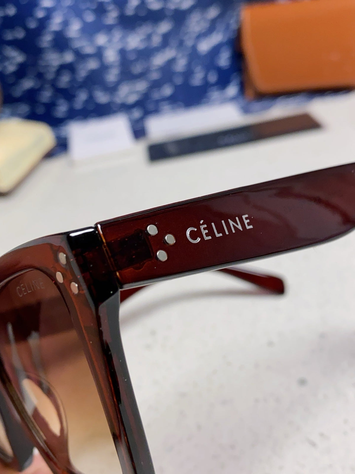 Celine Square Brown Lens Sunglasses for Men & Women - 486949 - detail image 7