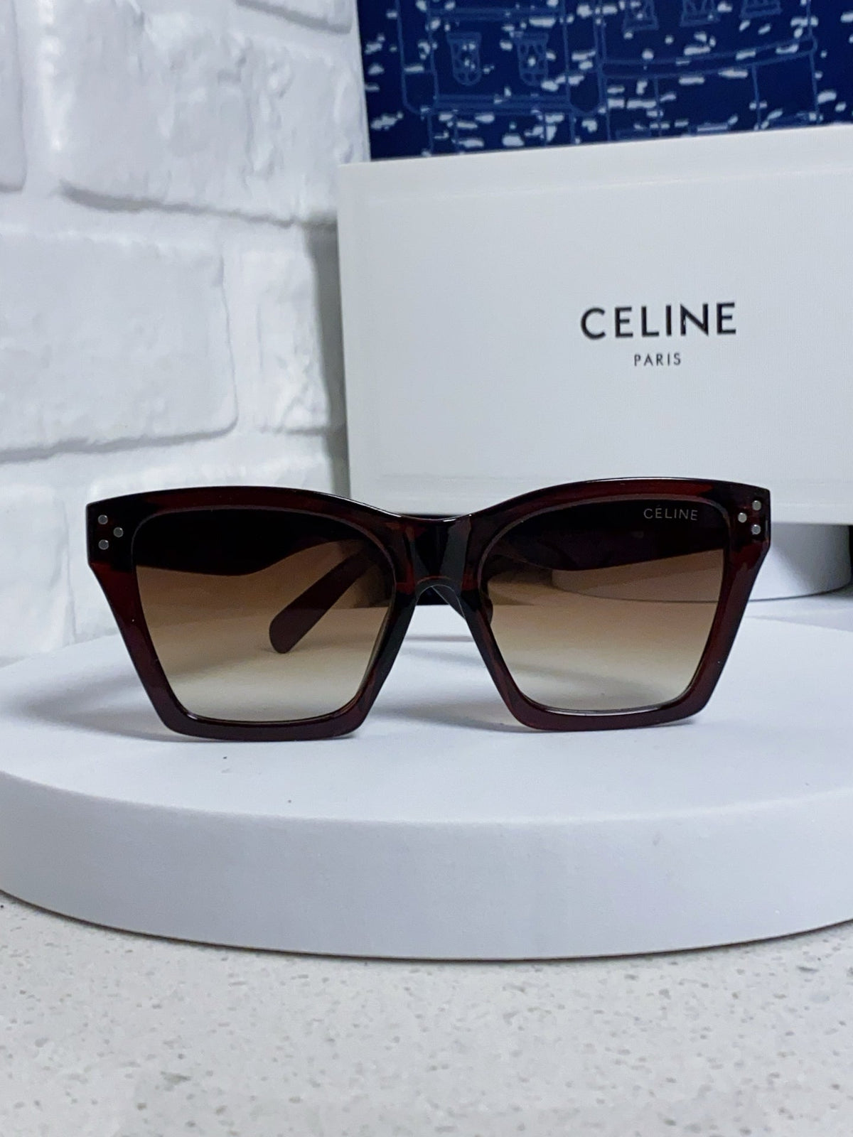 Celine Square Brown Lens Sunglasses for Men & Women - 486949 - detail image 2