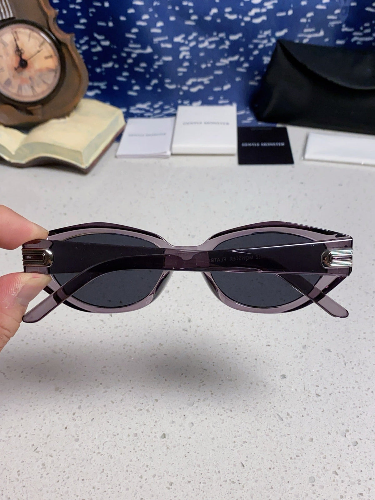 Gentle Monster DADA Cat-Eye Black Lens Sunglasses for Men & Women - 432953 - detail image 5