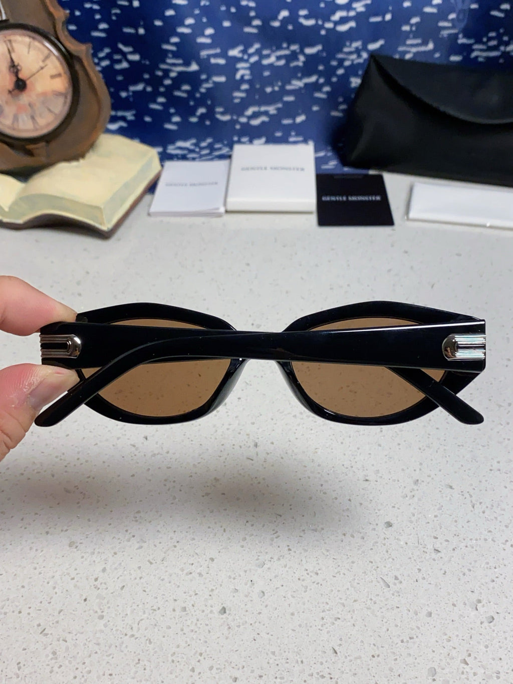 Gentle Monster DADA Cat-Eye Brown Lens Sunglasses for Men & Women - 998479 - detail image 5