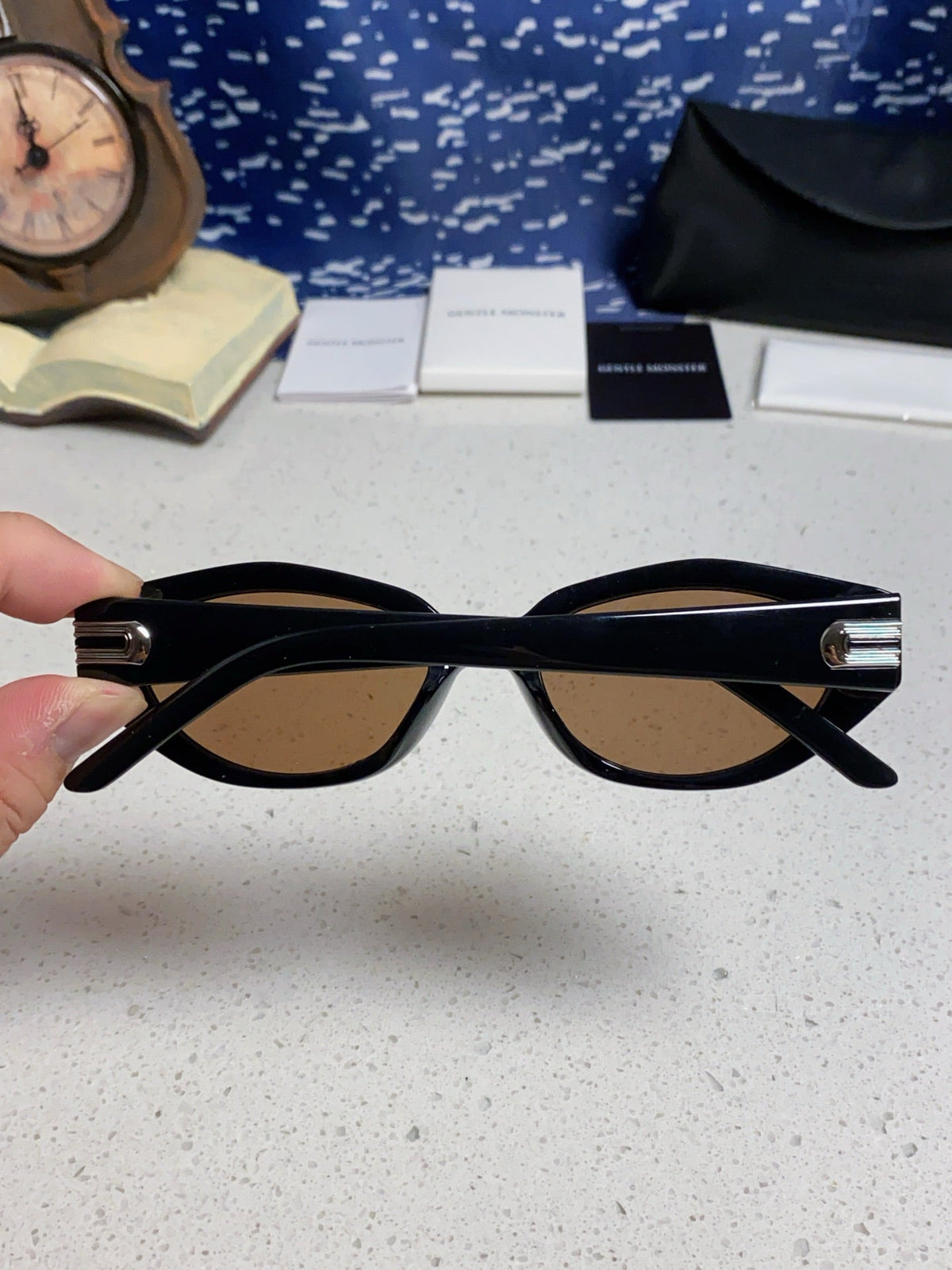 Gentle Monster DADA Cat-Eye Brown Lens Sunglasses for Men & Women - 998479 - detail image 5