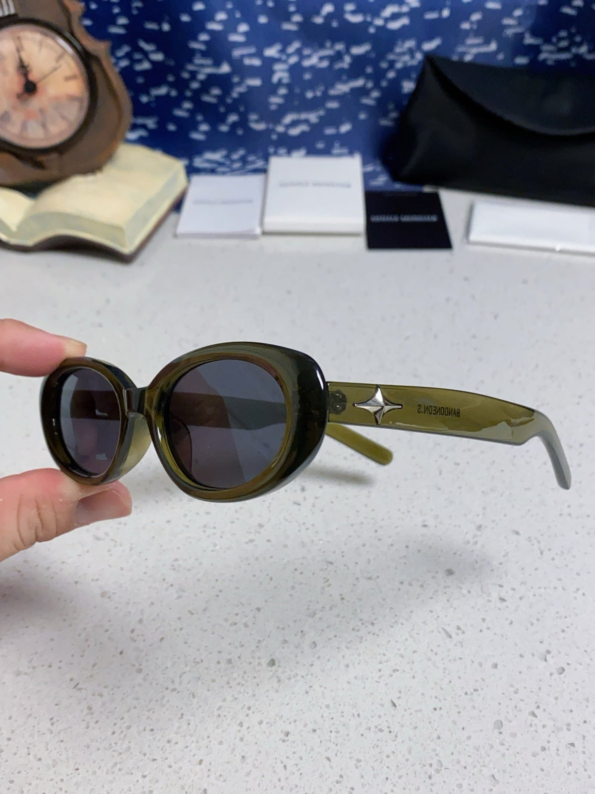 Gentle Monster BANDONA Round Black Lens Sunglasses for Men & Women - 432957 - detail image 6