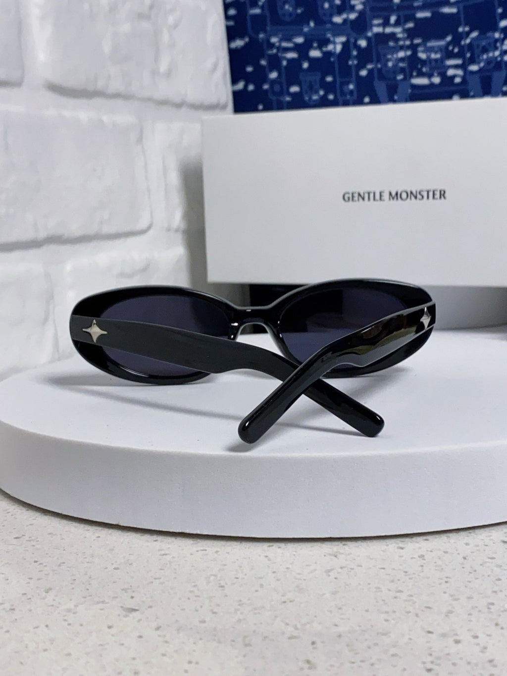 Gentle Monster BANDONA Round Black Lens Sunglasses for Men & Women - 998482 - detail image 3