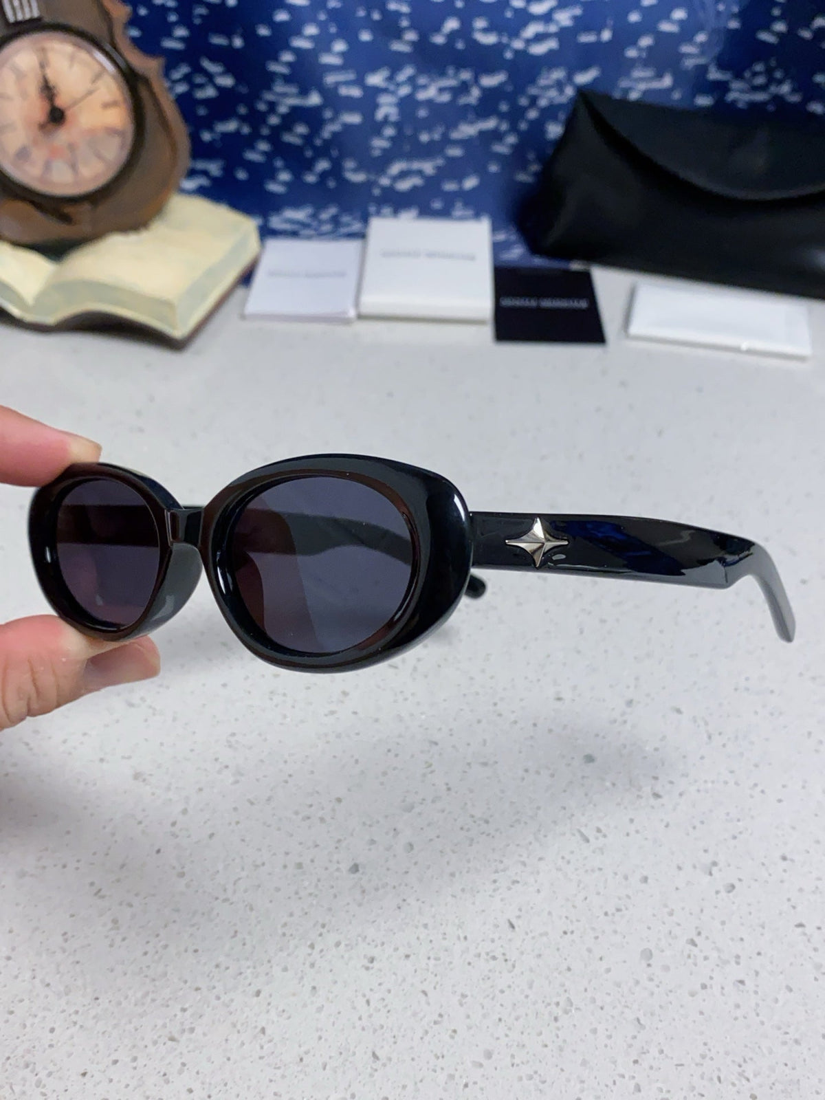 Gentle Monster BANDONA Round Black Lens Sunglasses for Men & Women - 998482 - detail image 6