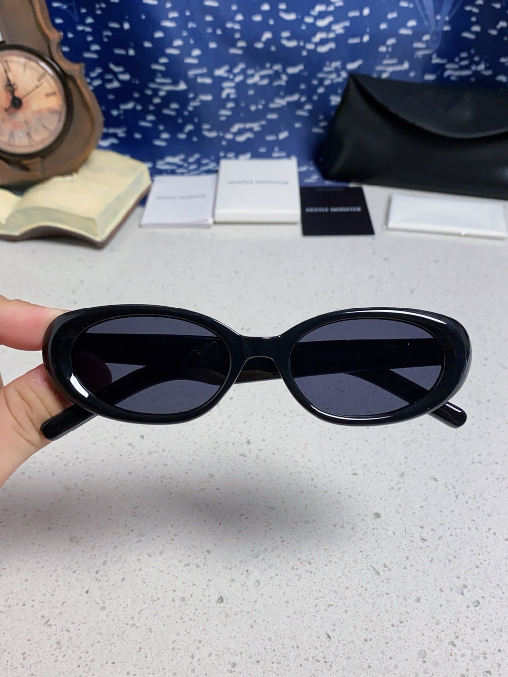 Gentle Monster BANDONA Round Black Lens Sunglasses for Men & Women - 998482 - detail image 4