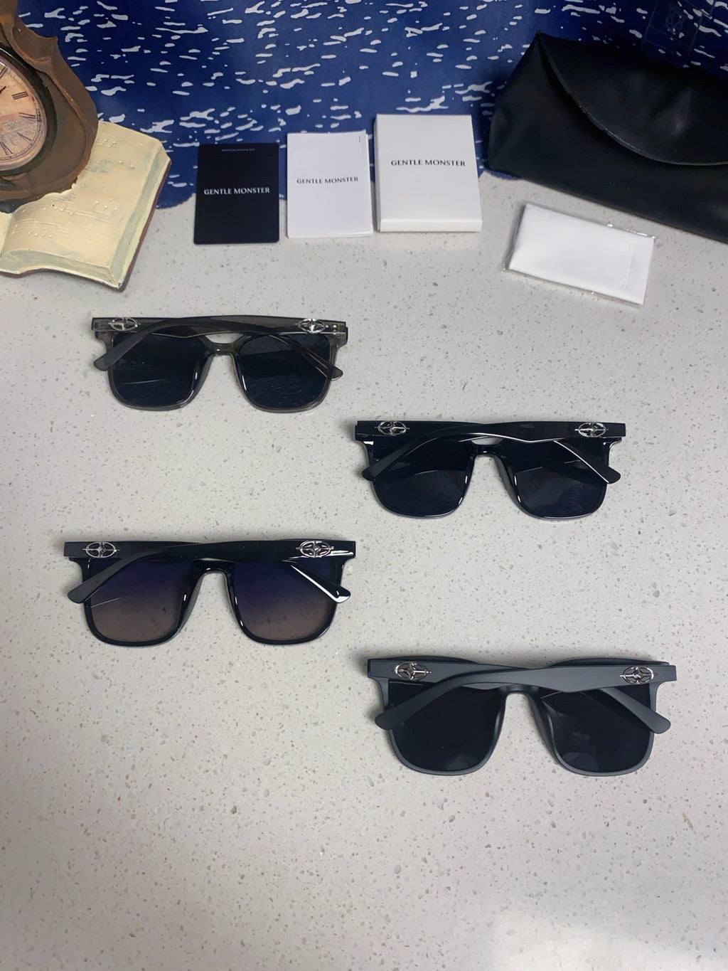 Gentle Monster Polarized Fashion Black Lens Sunglasses for Men & Wome - 358869 - detail image 11