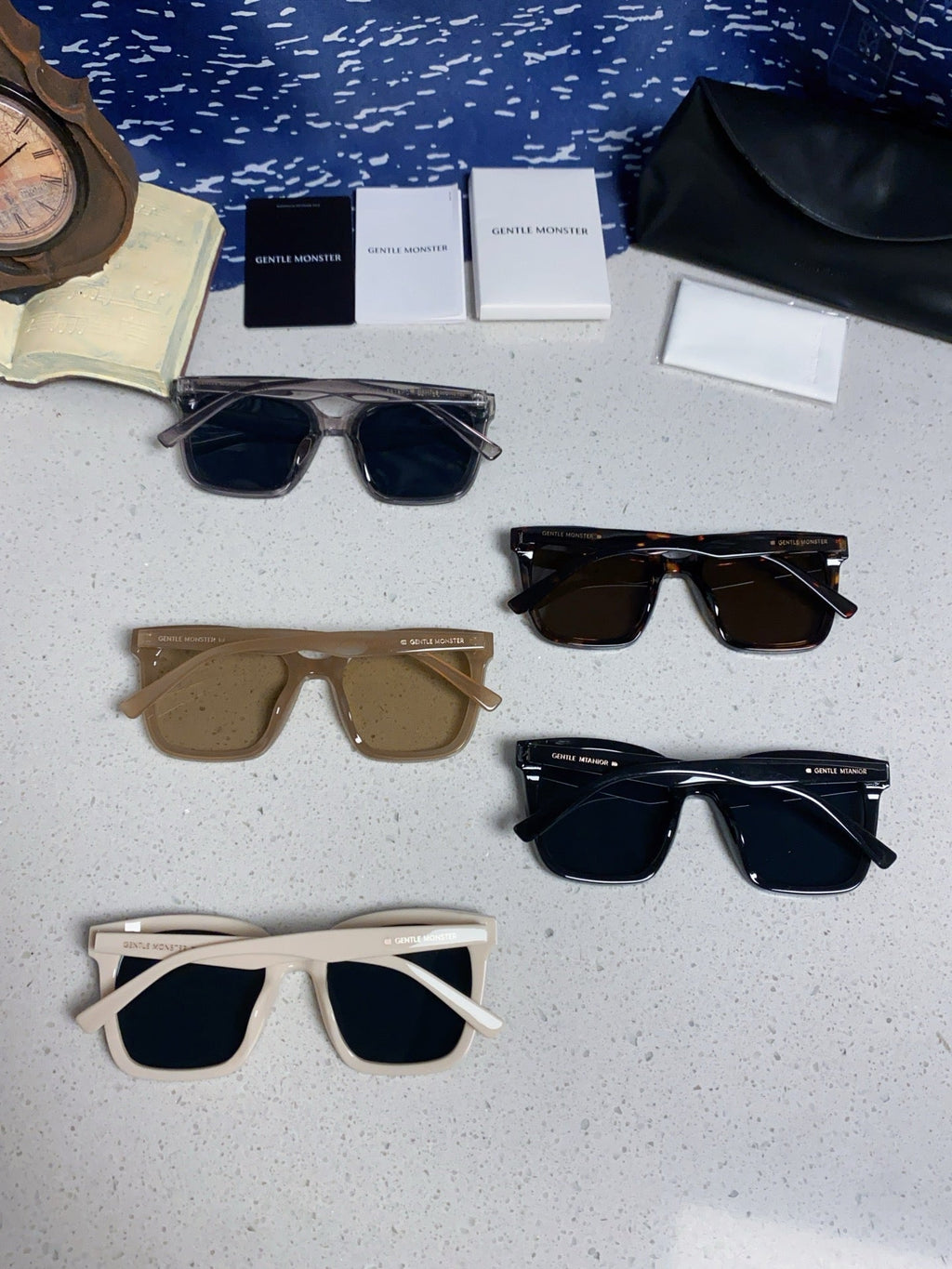 Gentle Monster HER Polarized Fashion Black Lens Sunglasses for Men & Women - detail image 12