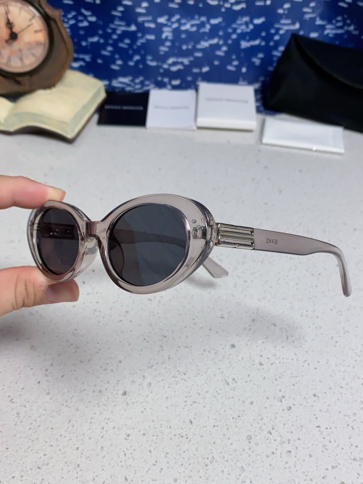 Gentle Monster JEANS Cat-Eye Silver Lens Sunglasses for Men & Women - 372603 - detail image 6