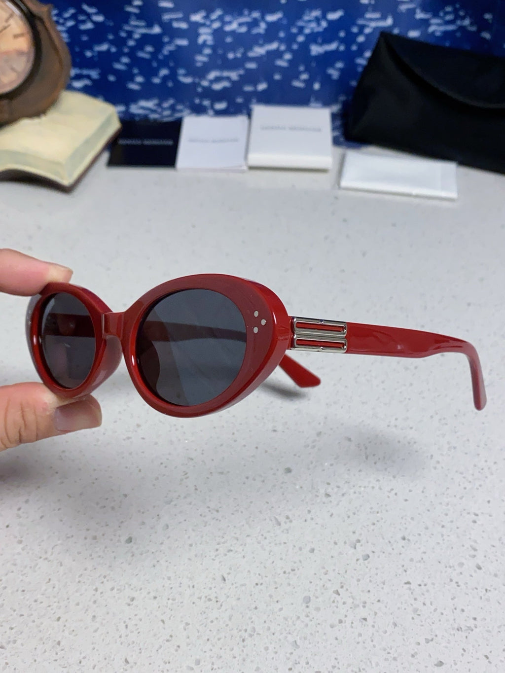 Gentle Monster JEANS Cat-Eye Pink Lens Sunglasses for Men & Women - detail image 6