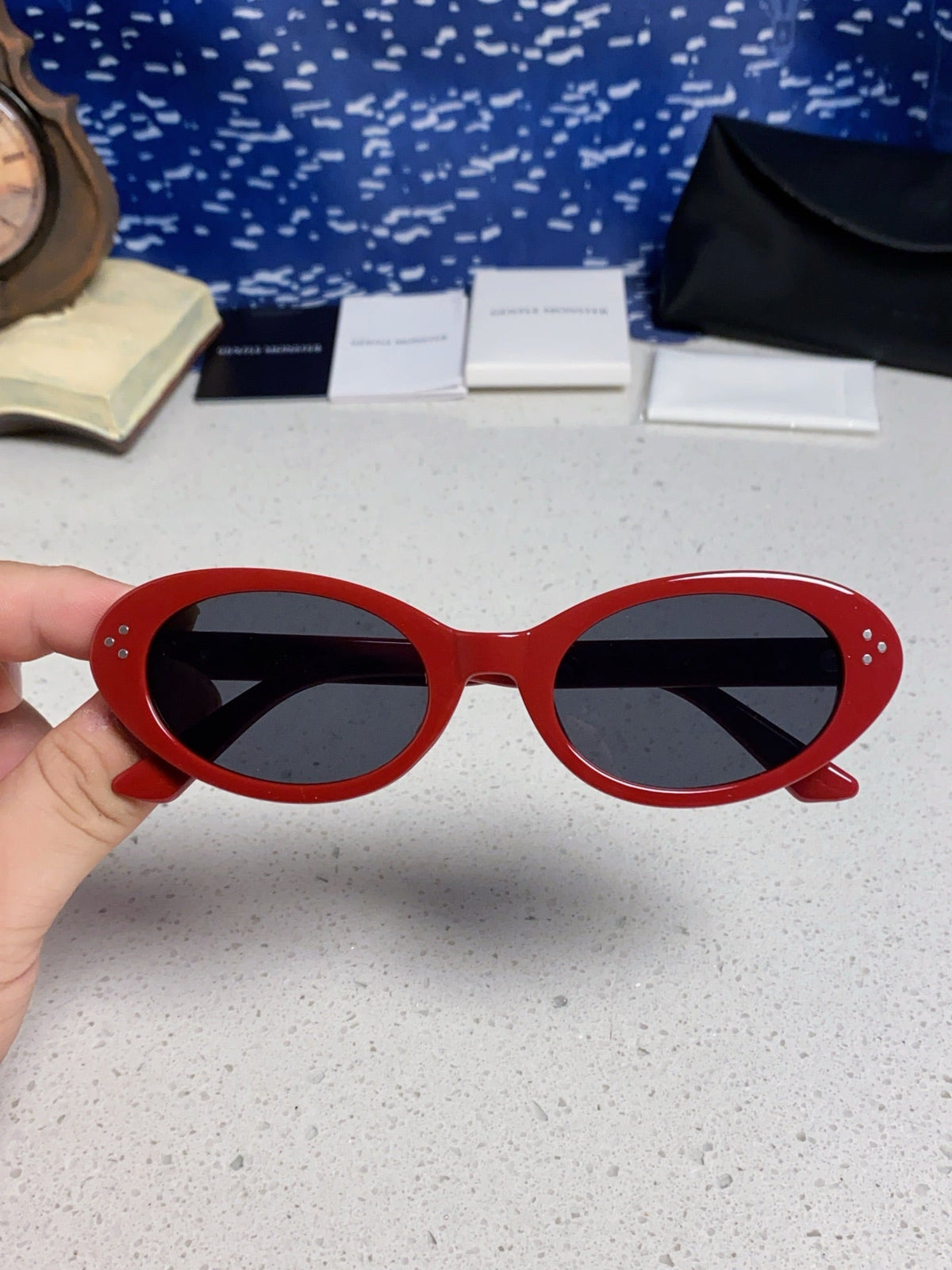 Gentle Monster JEANS Cat-Eye Pink Lens Sunglasses for Men & Women - 132650 - detail image 4