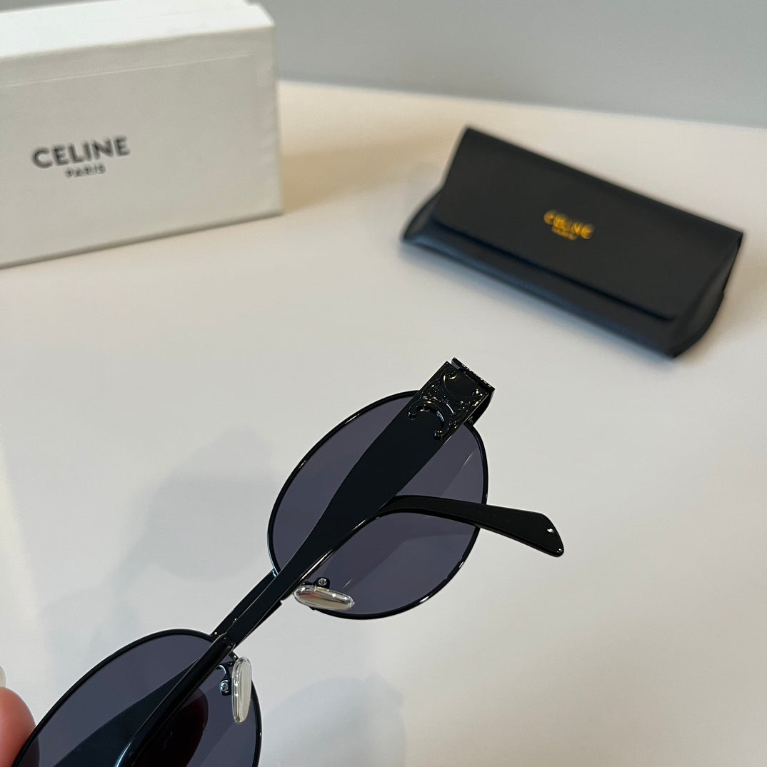 Celine Cat-Eye Black Lens Sunglasses for Men & Women - 432030 - detail image 7