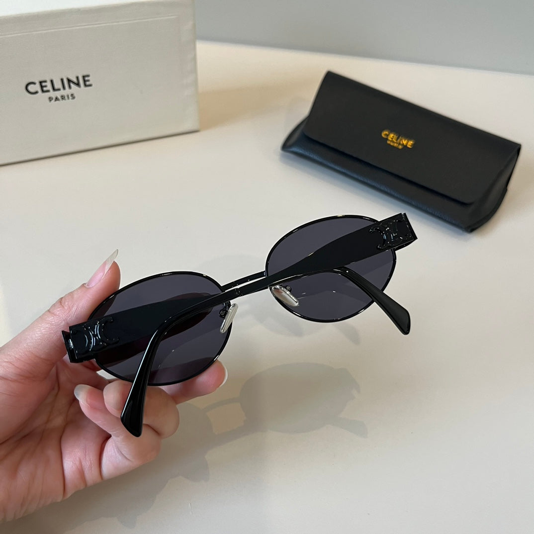 Celine Cat-Eye Black Lens Sunglasses for Men & Women - 432030 - detail image 6